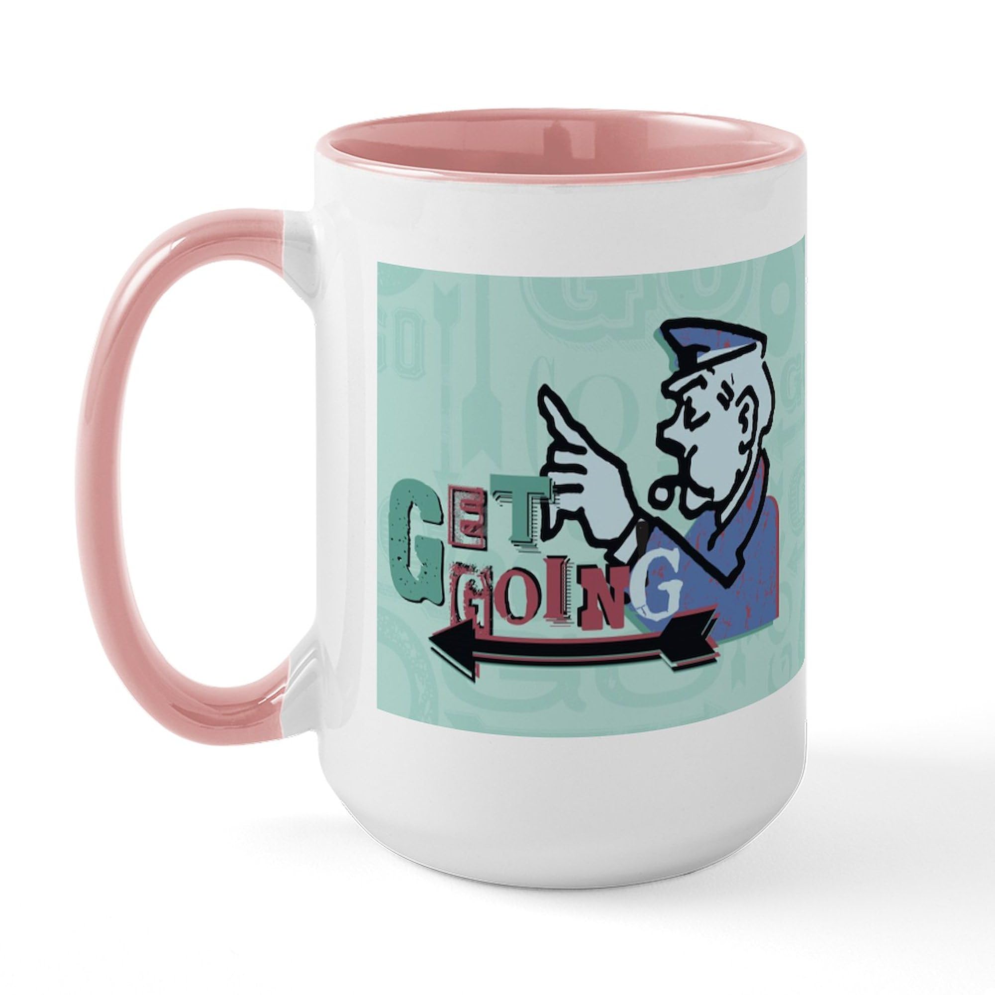 CafePress Monopoly Get Going Mugs 15 oz (444 ml) Ceramic Coffee Mug