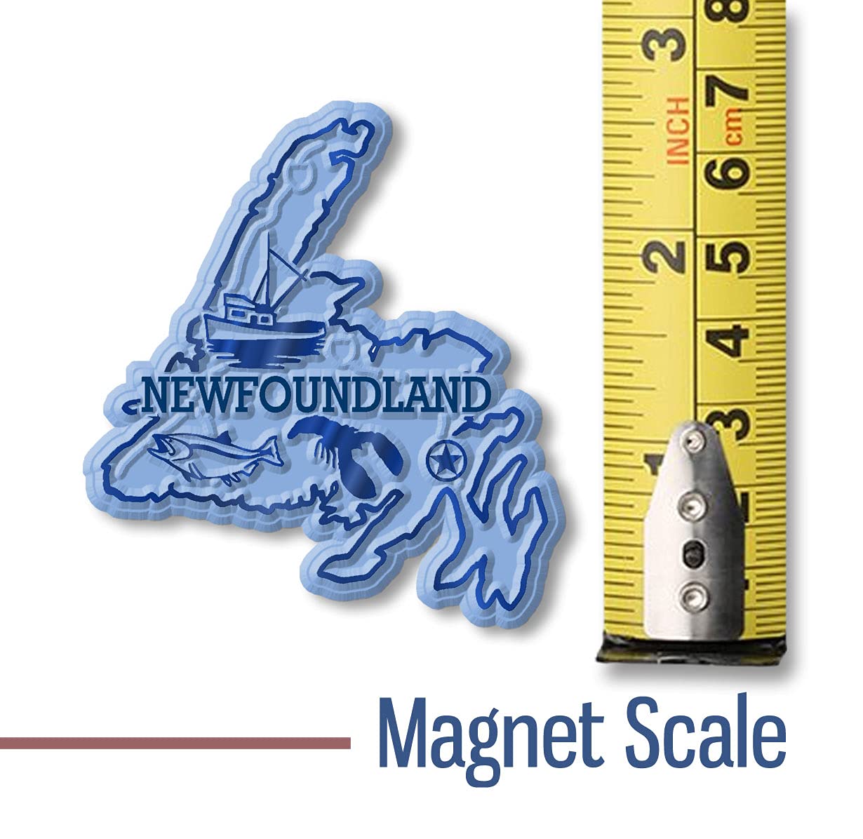 Newfoundland Province Magnet By Classic Magnets, Collectible Souvenirs Made In The Usa