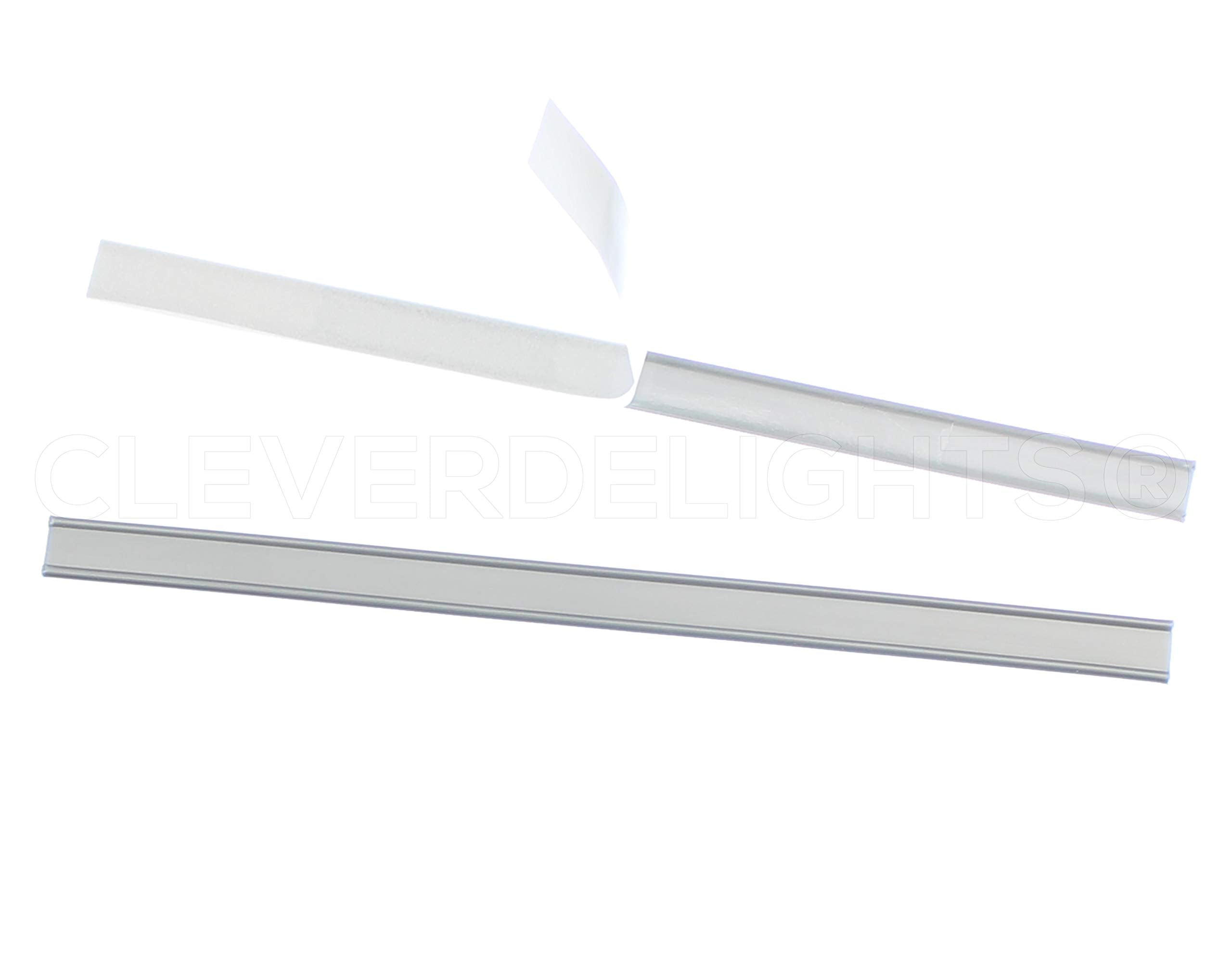 Cleverdelights Peel And Stick Tin Ties - 5.5 Inch - Silver - 100 Pack