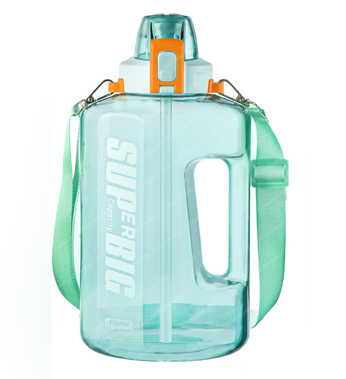 FunBlast 1.5 Litre Large Capacity, BPA Free Sports Water Bottle/Protein Gallon Bottle, Leakproof Gallon Water Bottle for Gym, Sp