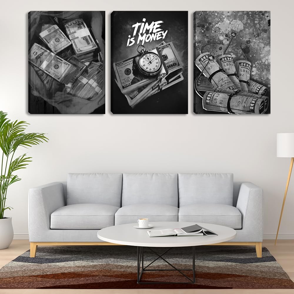 Motivational Canvas Wall Art 3 Pieces Entrepreneur Inspirational Poster Prints Office Wall Decor Artwork For Living Room Home De