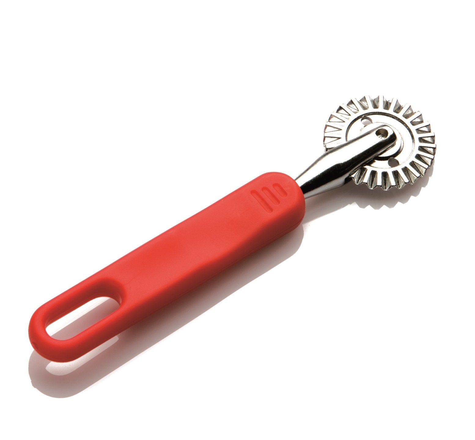 Tredoni 1.6'' Pastry Wheel - Dough Stamp Cutter/Crimper, Pasta/Ravioli/Pie Maker, 4Cm Stainless Steel Wheel, Easy-Grip Handle, M