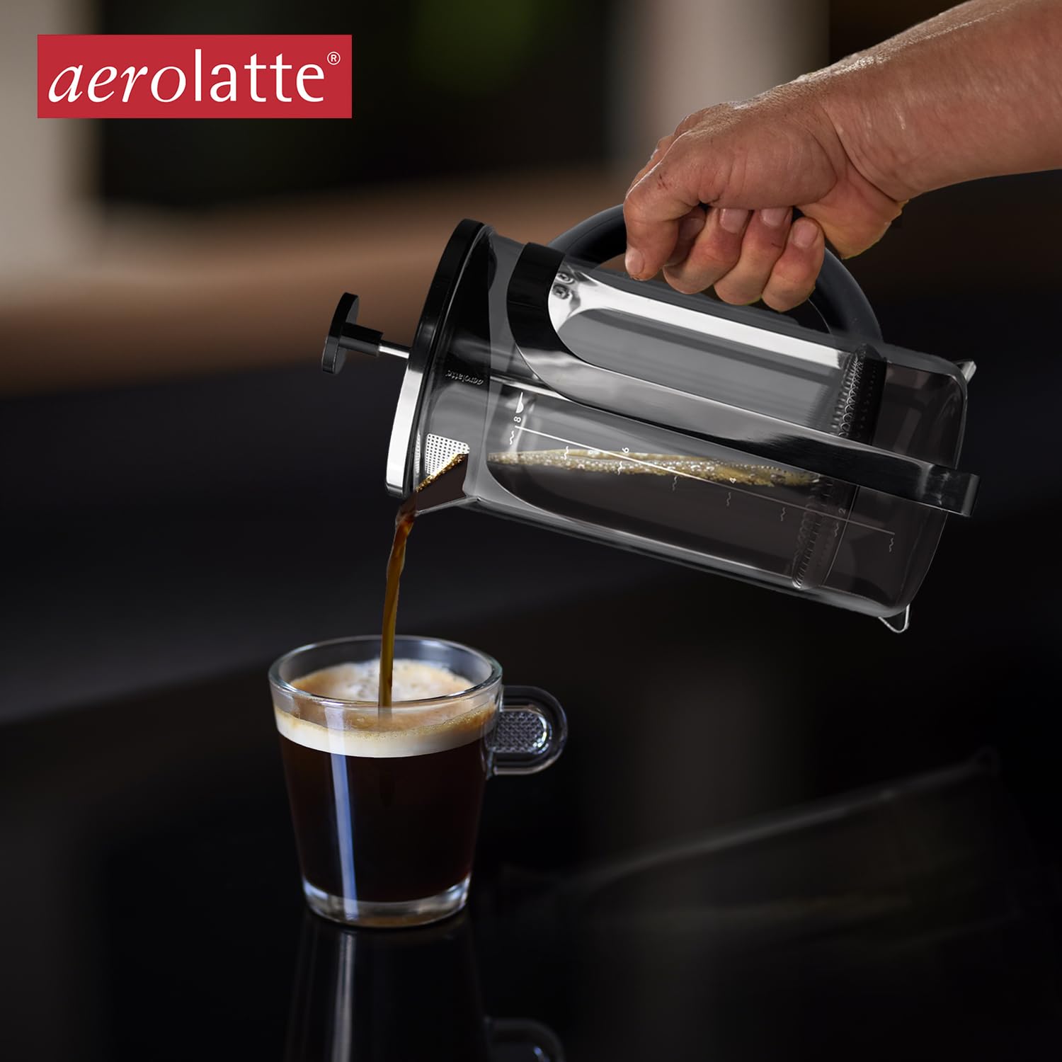 aerolatte 8-Cup French Press Coffee Maker  34-Ounce