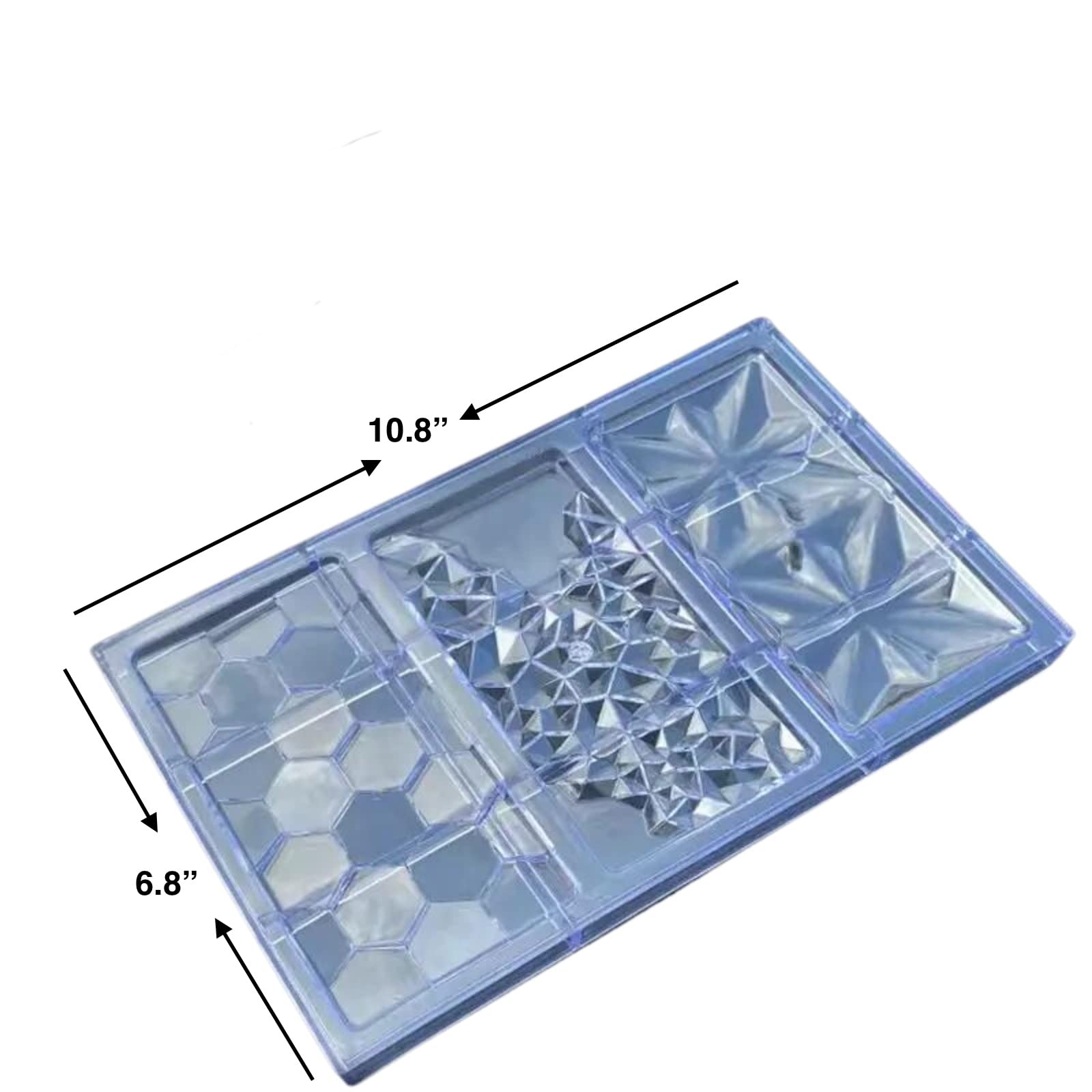 Chocolate Bar Making Mold | Bpa Free | Hard Mold For Making Your Own Chocolate Candy Bars At Home Or Commercial | Multi Design |