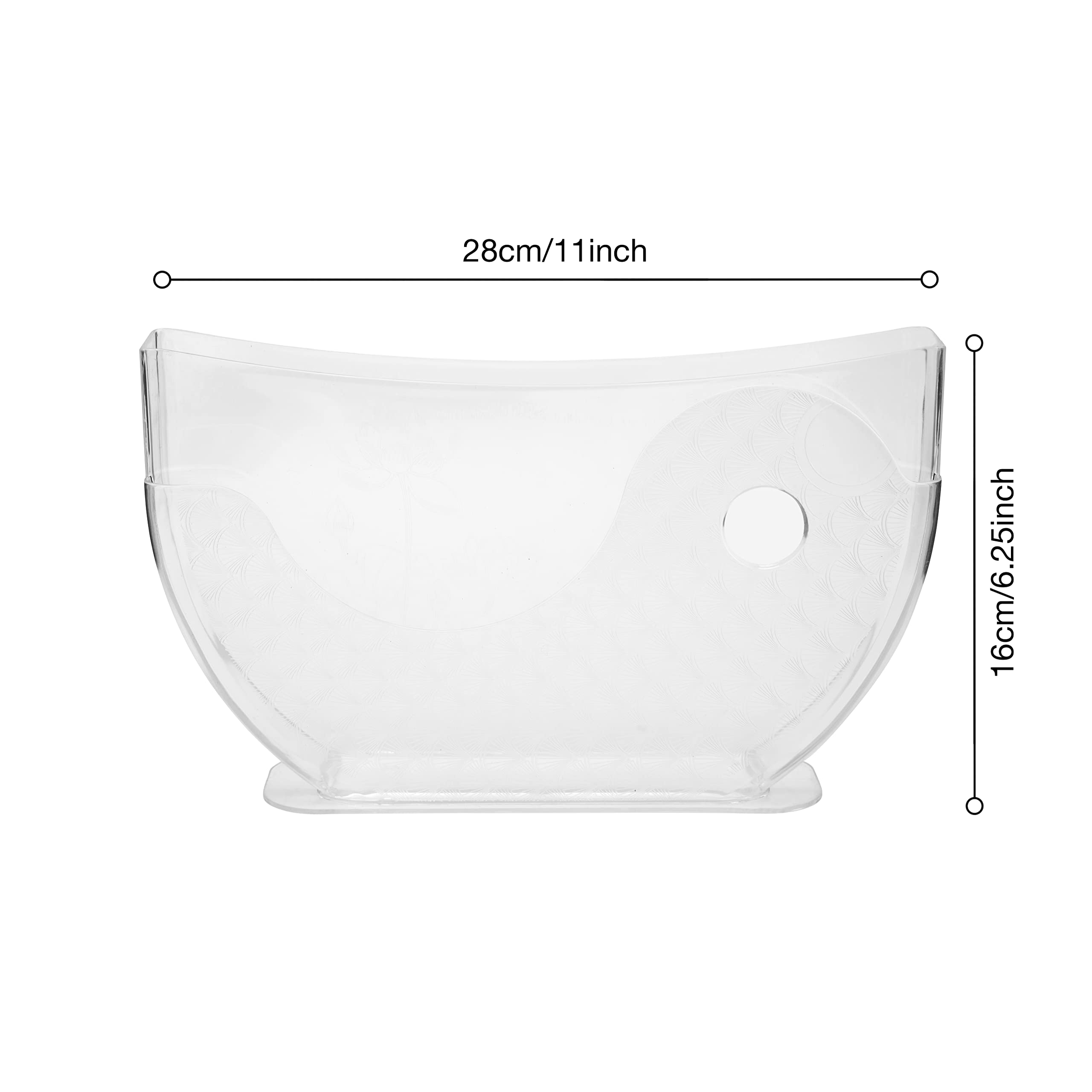 Katai - Set Of 2 Rice Paper Water Bowl Holder - Ergonomic, Compact And Bpa Free And Perfect For Spring And Summer Rolls - Holds