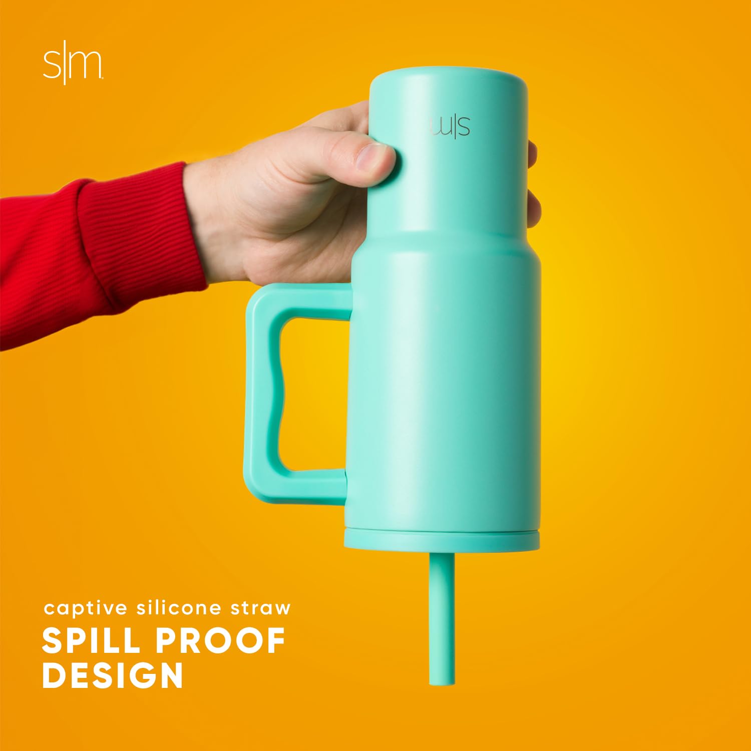 Simple Modern Kids 24 Oz Tumbler With Handle And Silicone Straw Lid | Spill Proof And Leak Resistant | Reusable Stainless Steel