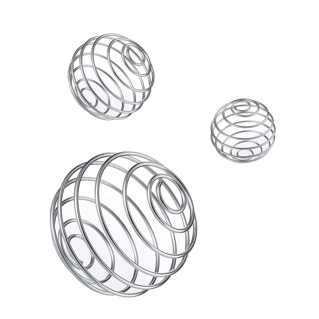 3 Pcs Shaker Ball Whisk, Stainless Steel Shaker Ball 3 Sizes Mixing Ball Protein Mixer Shaker Bottle Cup Wire Whisk