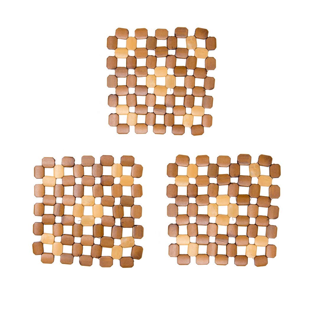 Bamboo Trivets A Set Of 3 By Tofl (3, 60 Rectangle)