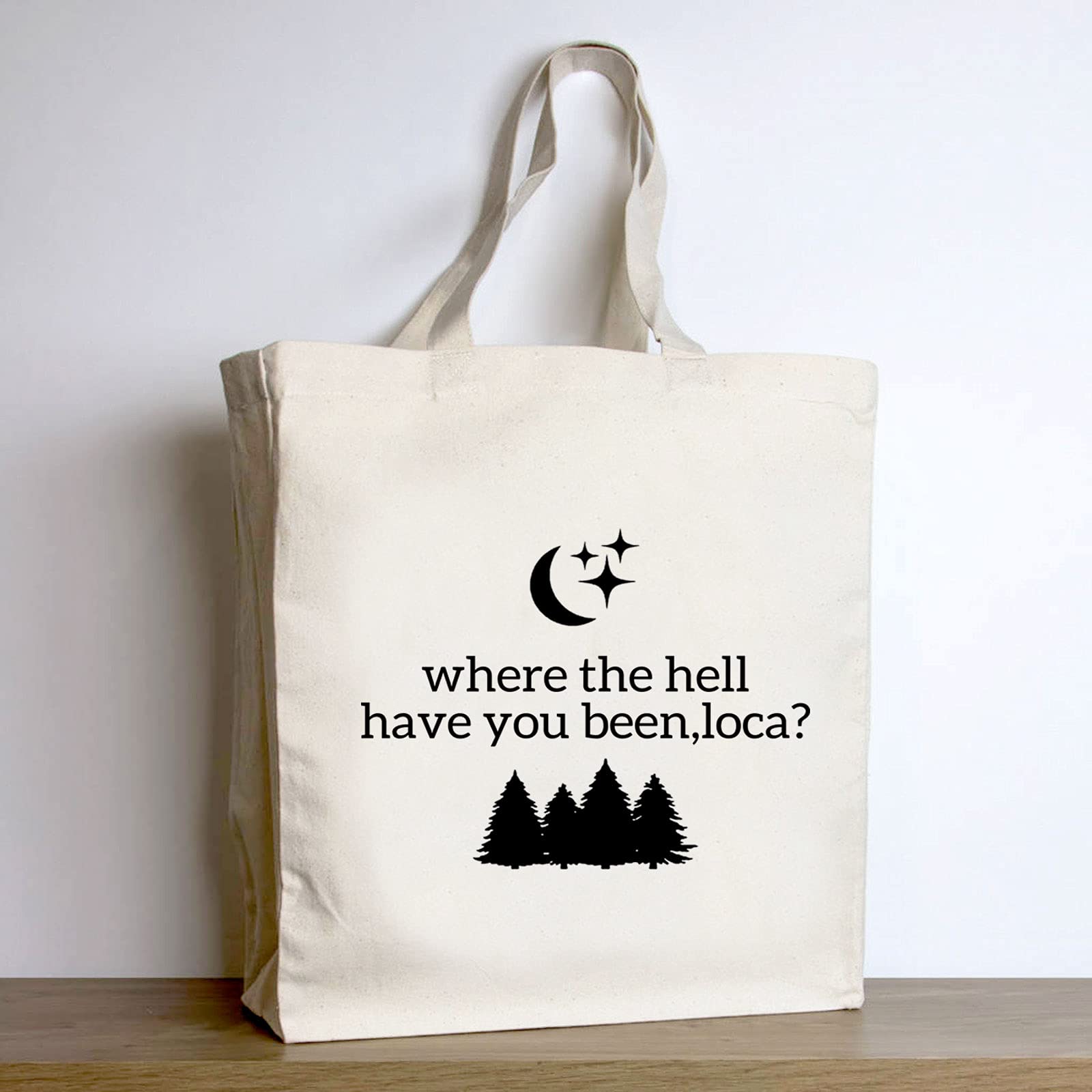Tobgbe Tv Show Tote Bag Where The Hell Have You Been Loca Gift Tv Show Quote Tote Bag (Tw Loca Tote)
