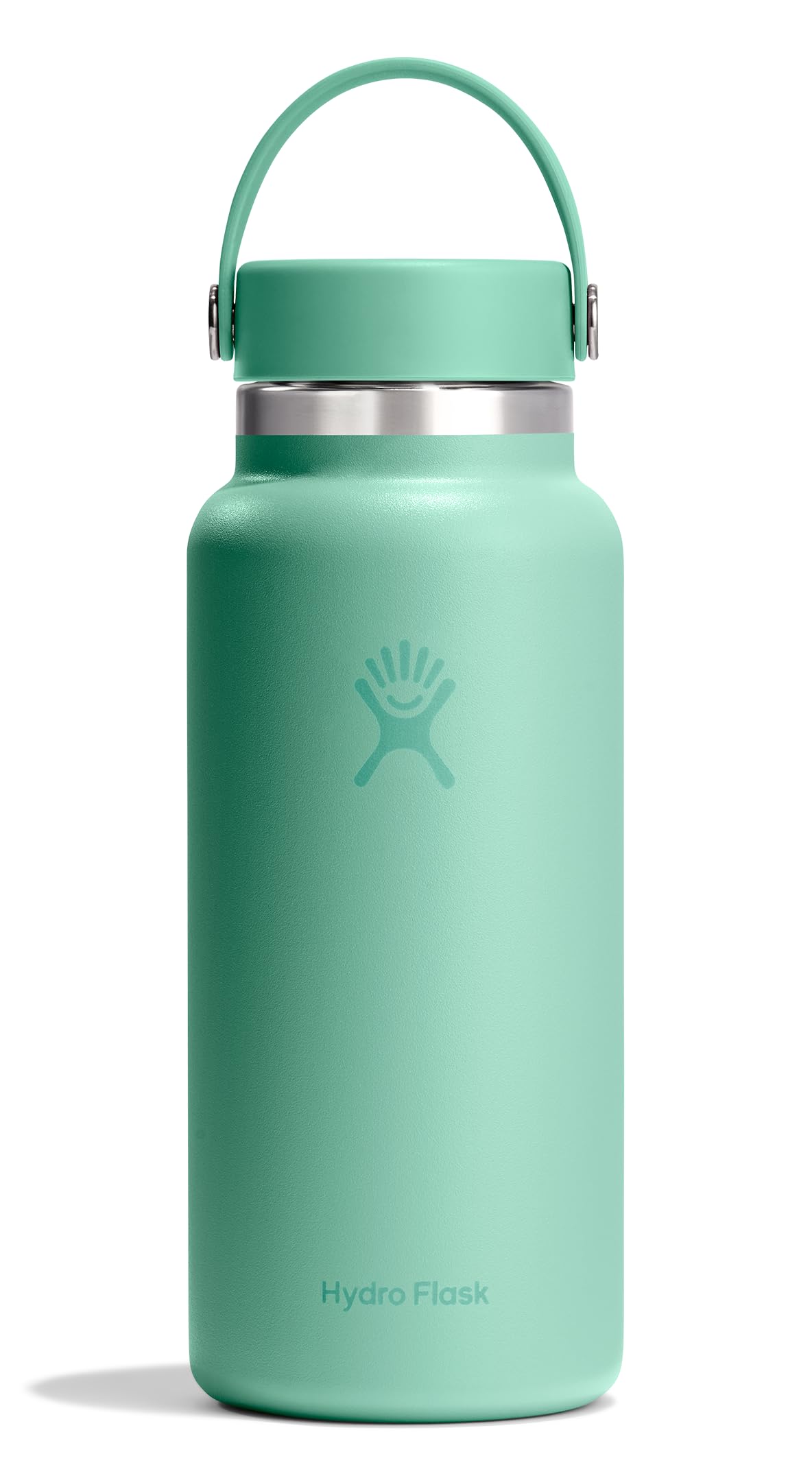Hydro Flask Water Bottle - Insulated Stainless Steel - Wide Mouth Flex Lid, Non Spill, Leakproof and Refillable in 32 Oz Mermaid