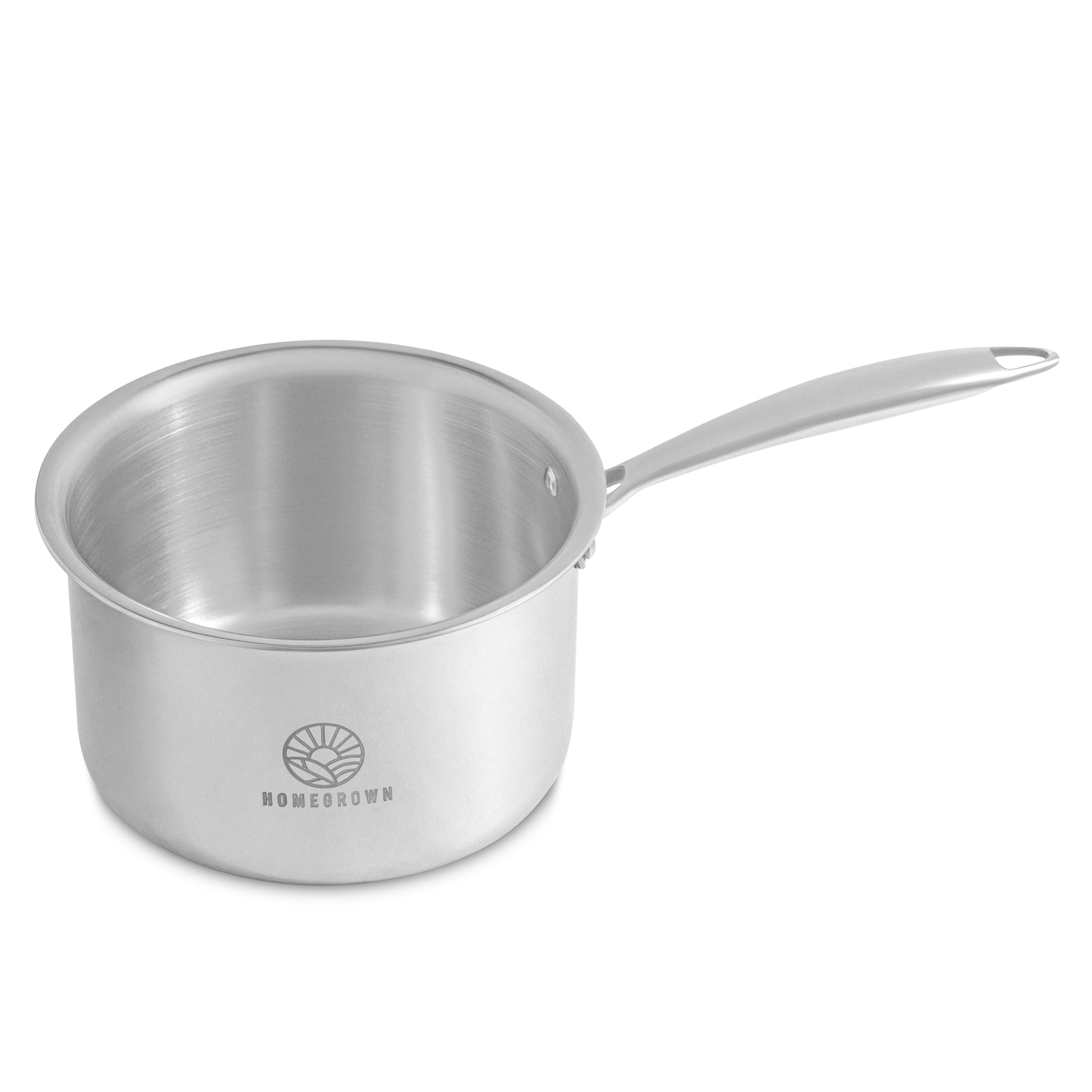 Homegrown Stainless Steel Saucepan, HighGrade Triply