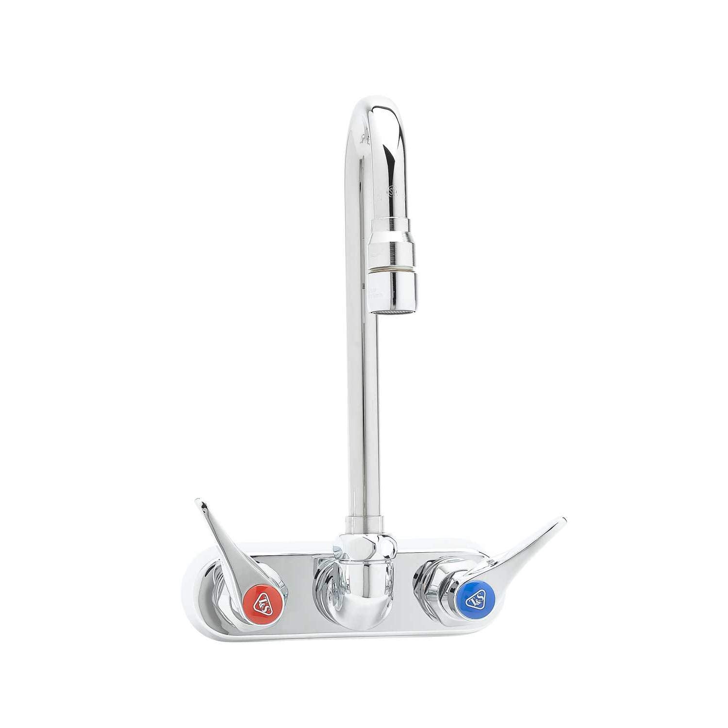 T&S Brass B-1115-132X Faucet Workboard, Chrome-Plated Brass, 2.2 Gpm, Silver