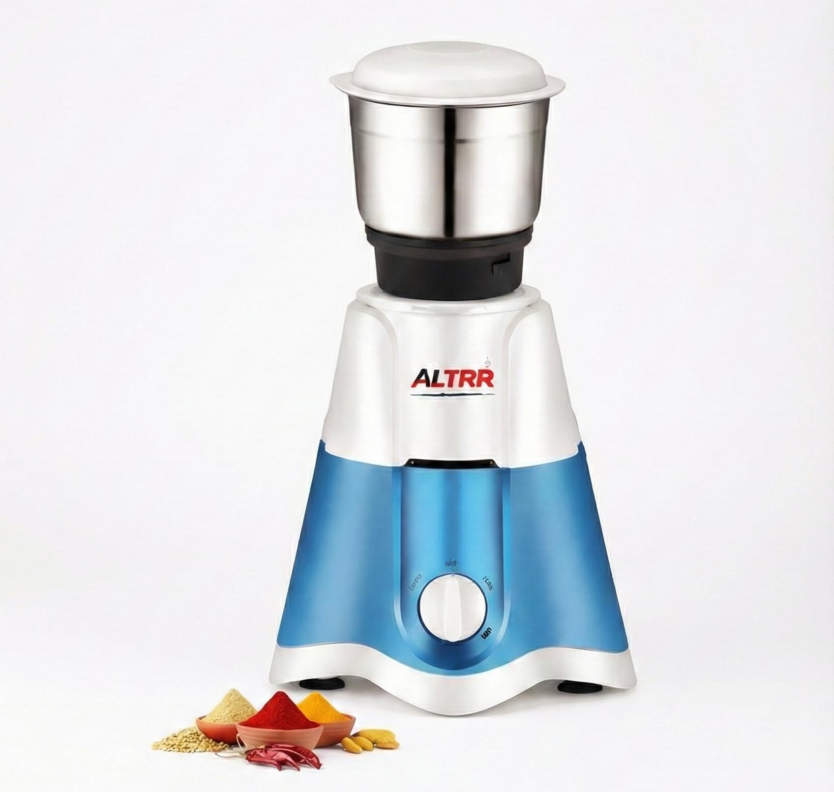 Altrr 750W Mixer Grinder With 1X400 Ml Stainless Steel Jar | High Power Turbo Motor | 3 Speed Control | Abs Body | Compact & Dur