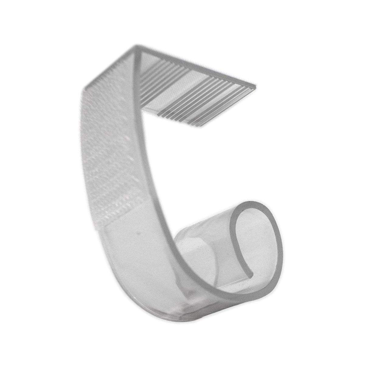 Clear Table Skirting Clips (Bc) For 2 And 1/2In To 3In Table Edge - 50 Pack