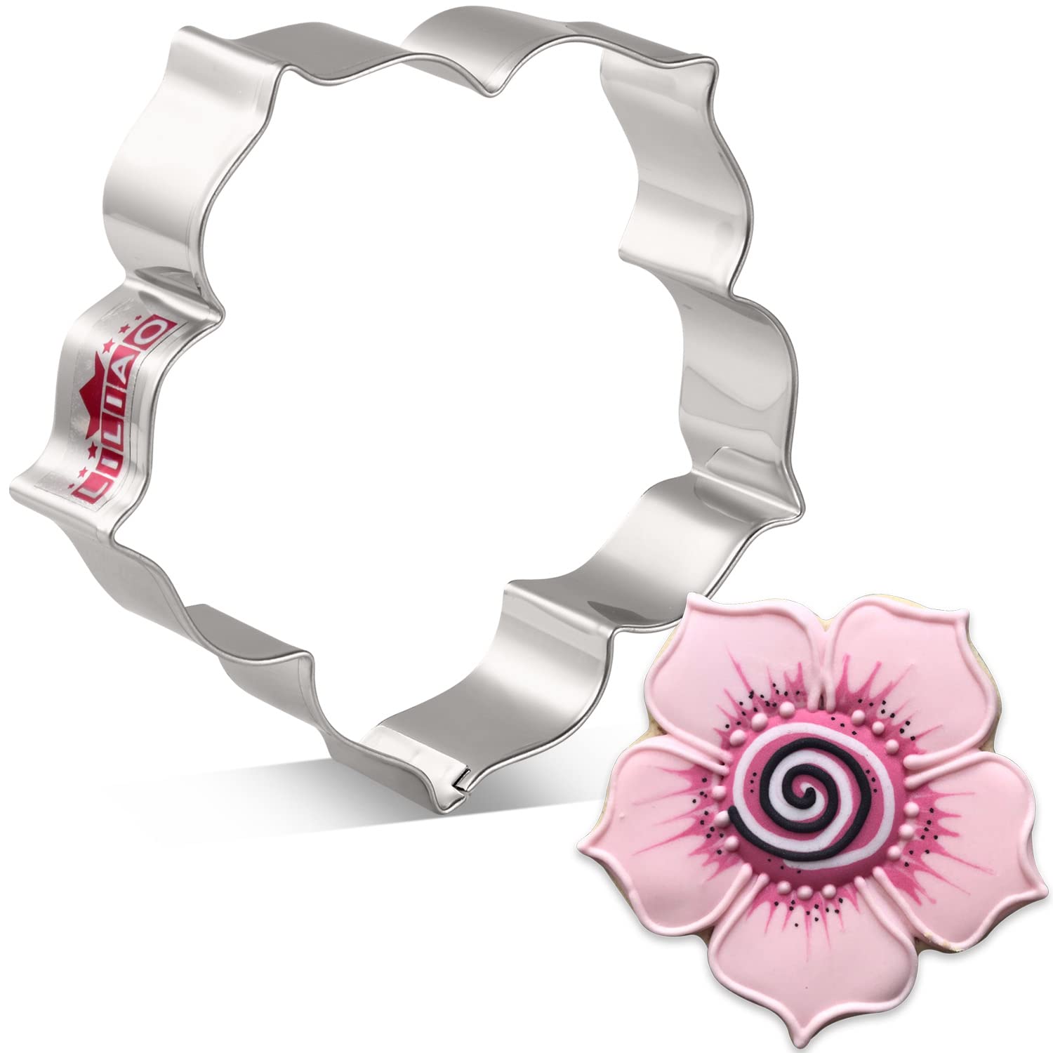 Liliao Spring Kapok Flower Cookie Cutter - 3.5 X 3.5 Inches - Stainless Steel