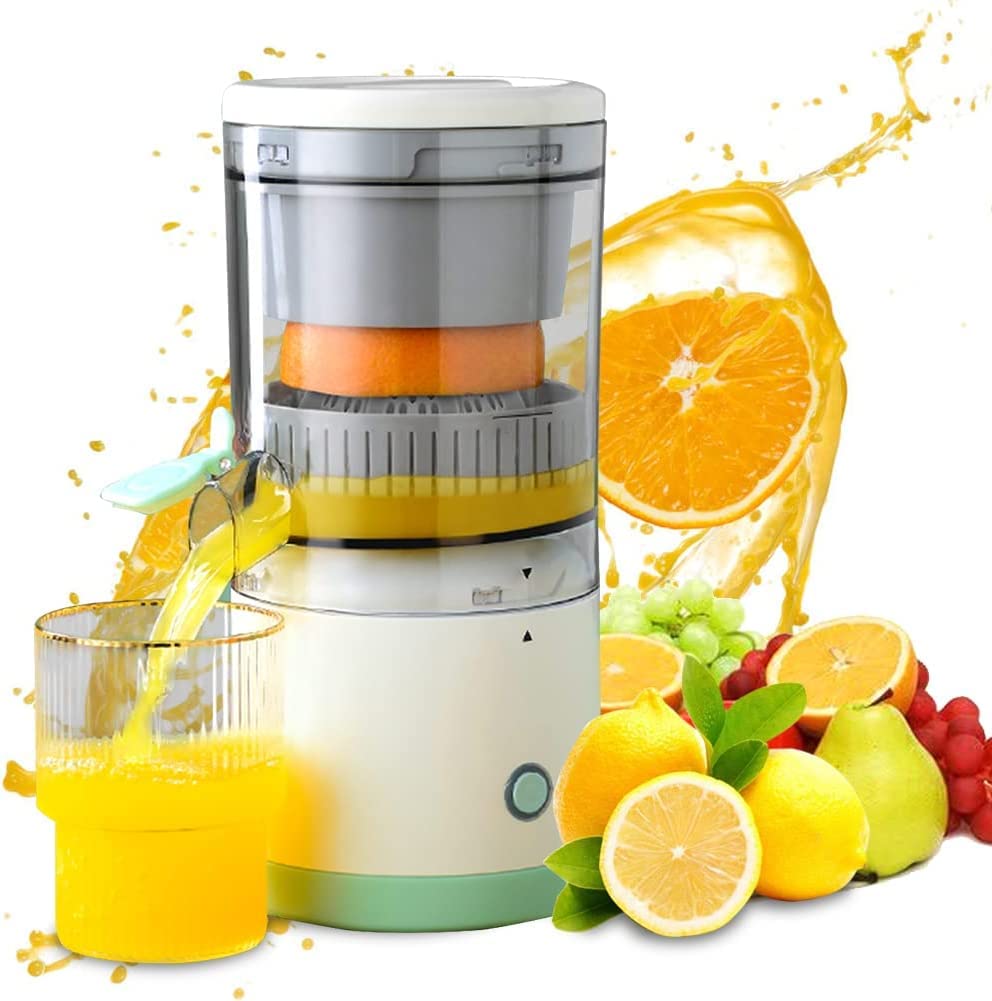 Drumstone  Now Or Never With Life Time WarrantyPortable Electric Citrus Juicer Rechargeable HandsFree Masticating Orange Juicer