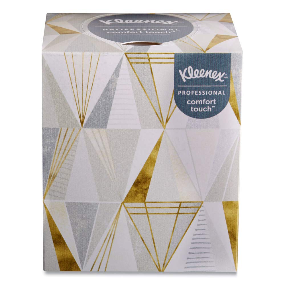 Kleenex 21200 95 Sheets/Box 3 Boxes/Pack Boutique White Facial Tissue - 2-Ply, Pop-Up Box