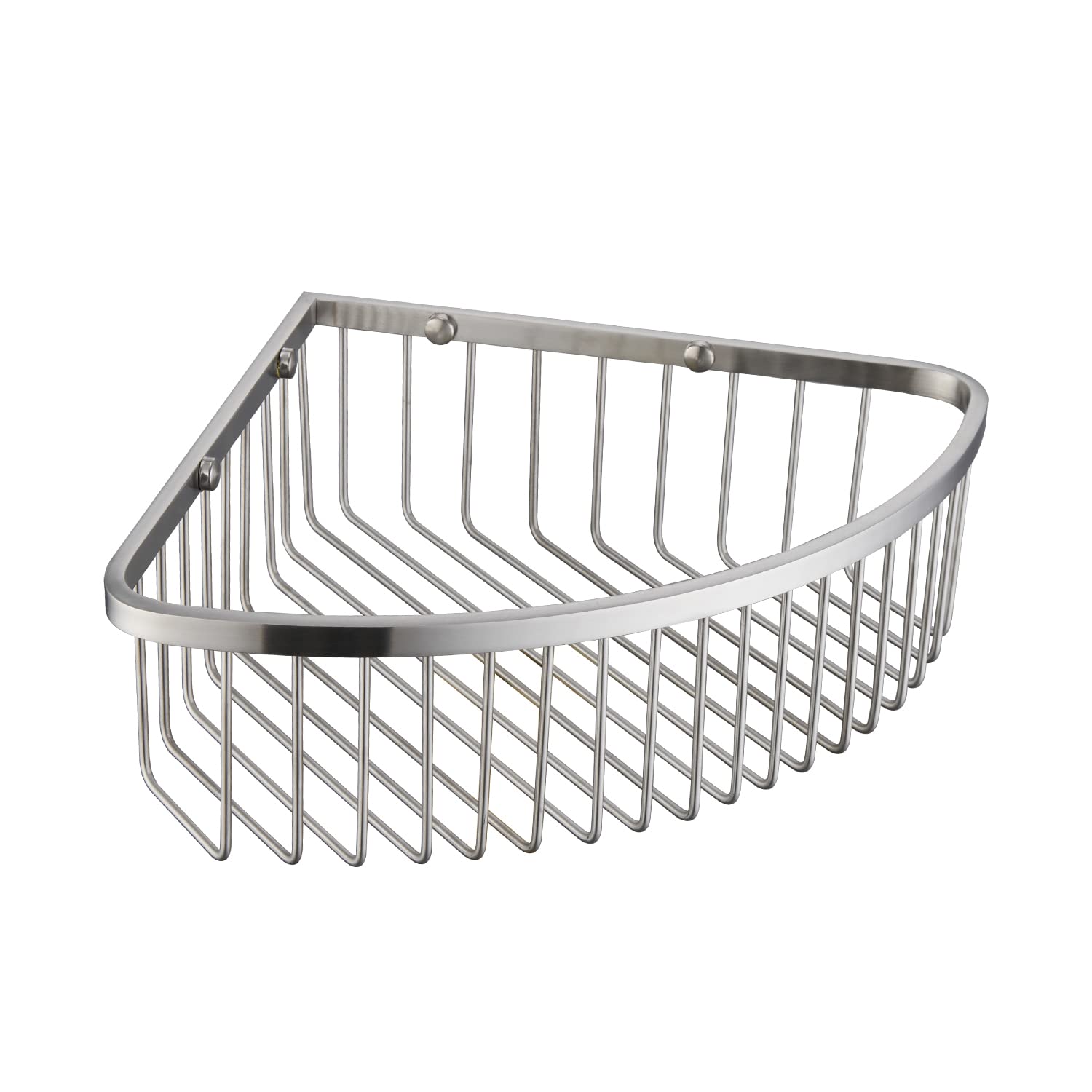 Gordee Bathroom Shower Caddy Corner Shelf Basket, Ultra Sturdy Rust-Proof Stainless Steel Bathroom Shelf Organizer Shampoo Holde