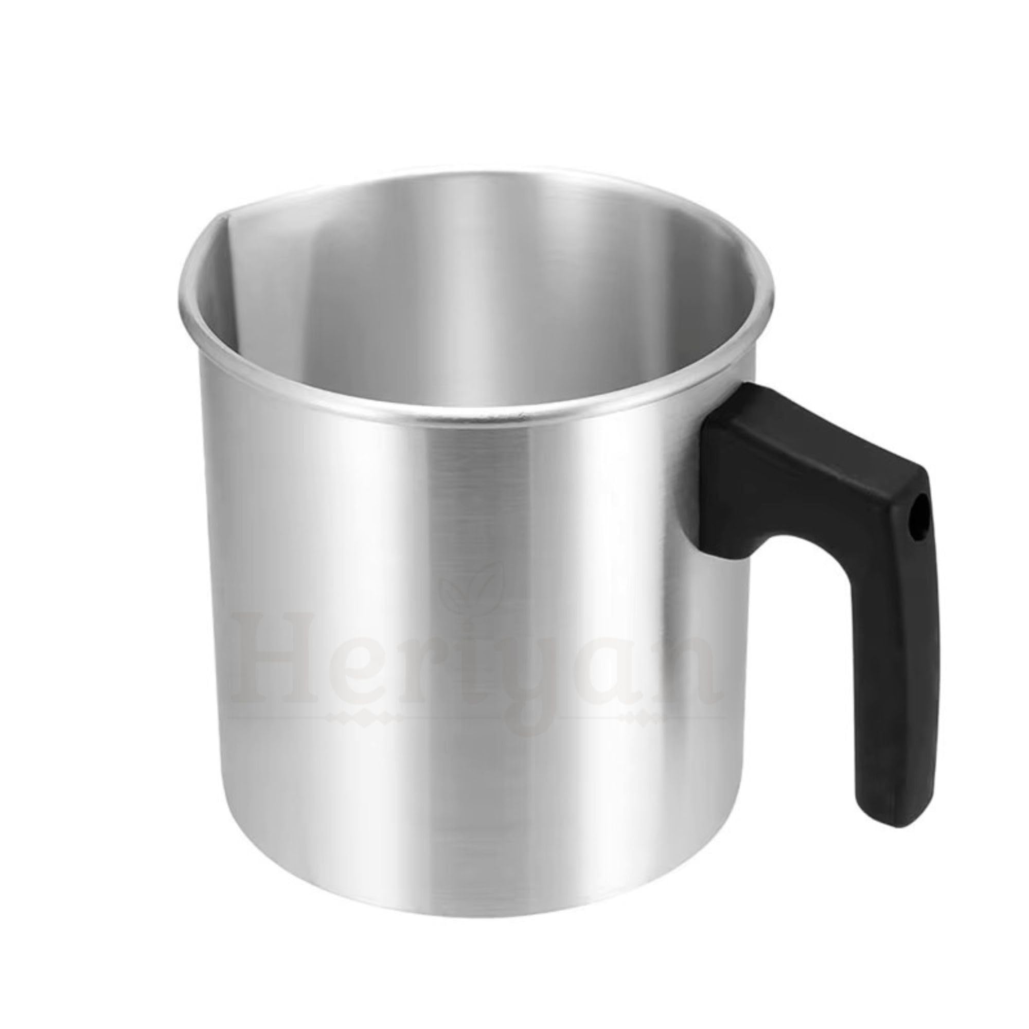 Heriyan Double Boiler Wax Melting Pot/Jug, Dripless Pouring Spout & HeatResisting Handle (1.2L) (1)