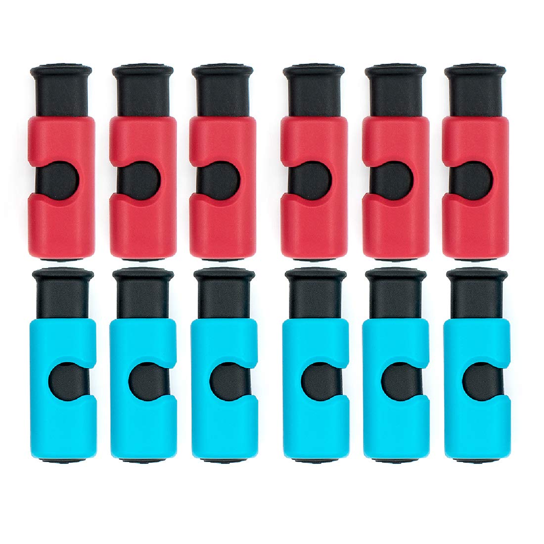kulusion 12 Pcs Bread Bag Clips Value Set Grade Food Bag Squeeze Clips Food Fruit Bread Bag Cinch Non-Slip Grip Sealer Rubber Pa