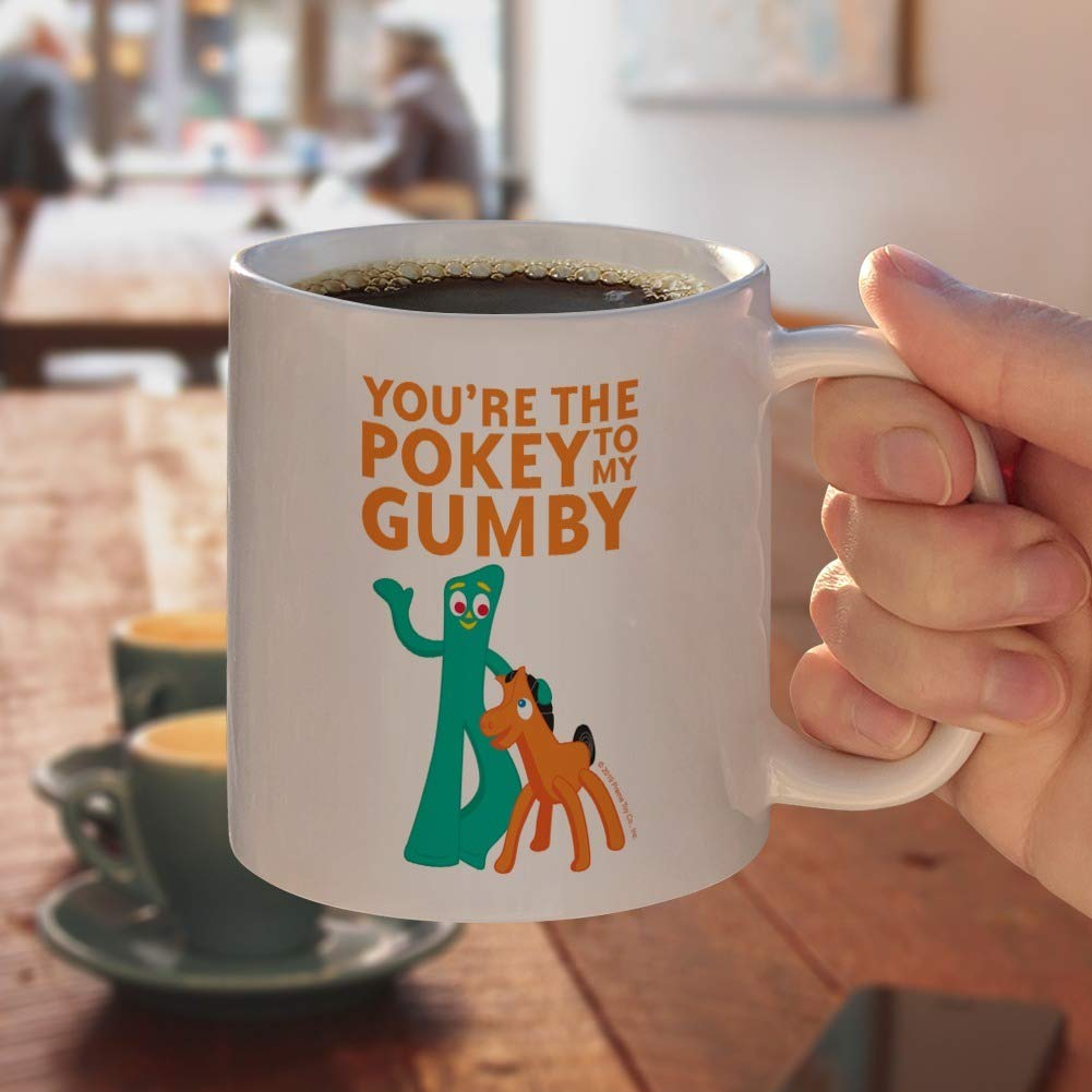 GRAPHICS & MORE You're The Pokey To My Gumby Best Friends Ceramic Coffee Mug, Novelty Gift Mugs for Coffee, Tea and Hot Drinks,