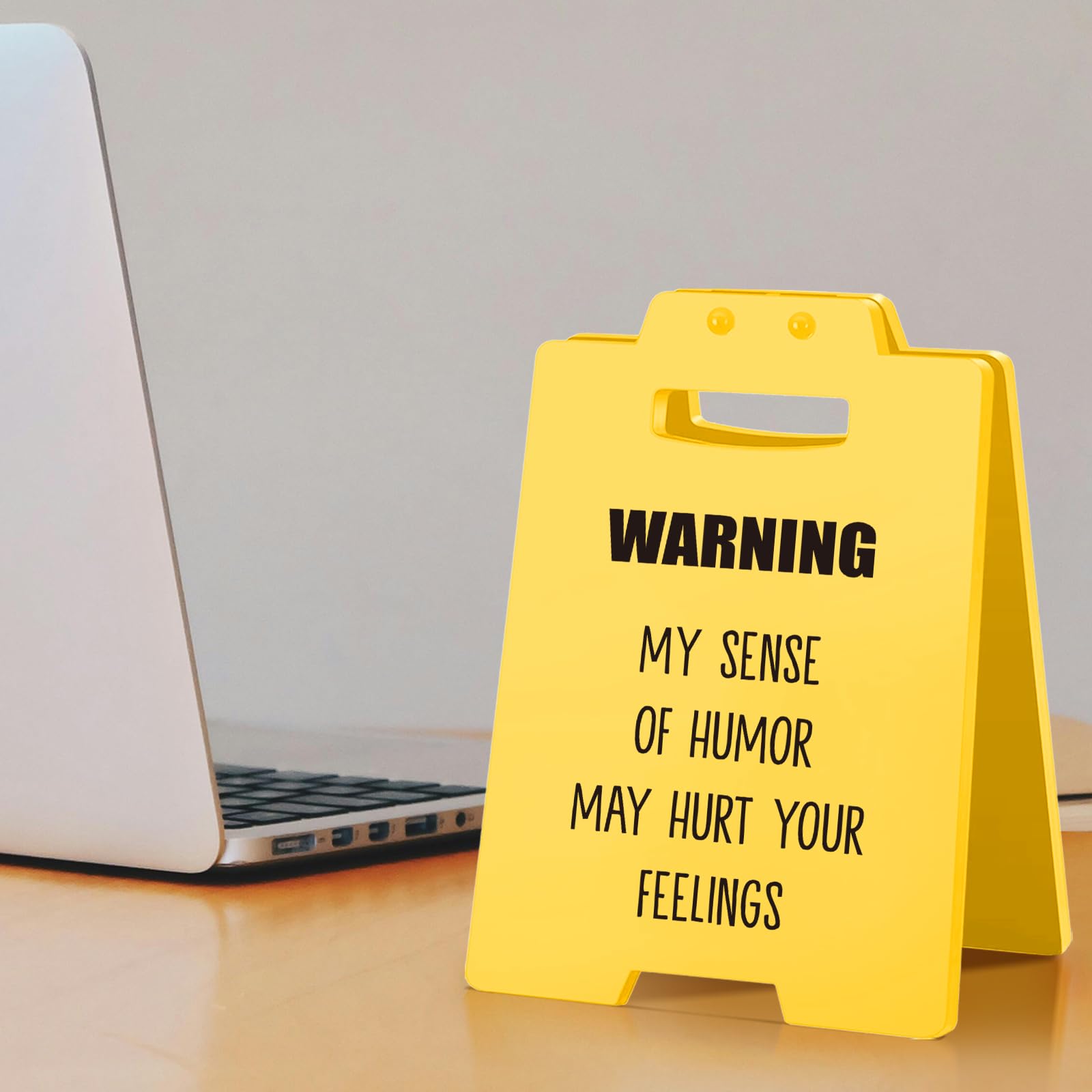 Funny Office Decor | Humorous Desk Sign | Work Gag Gift for Coworkers, Bosses, Employees, Teammate | Humorous Office Christmas W