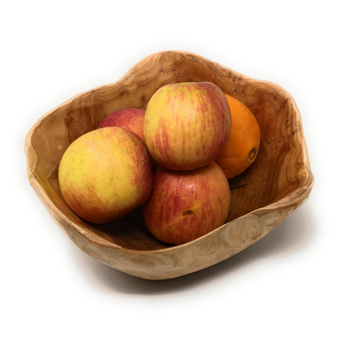 Thy Collectibles Wooden Bowl Handmade Storage Natural Root Wood Crafts Bowl Fruit Salad Serving Bowls (Small 8''-10'')