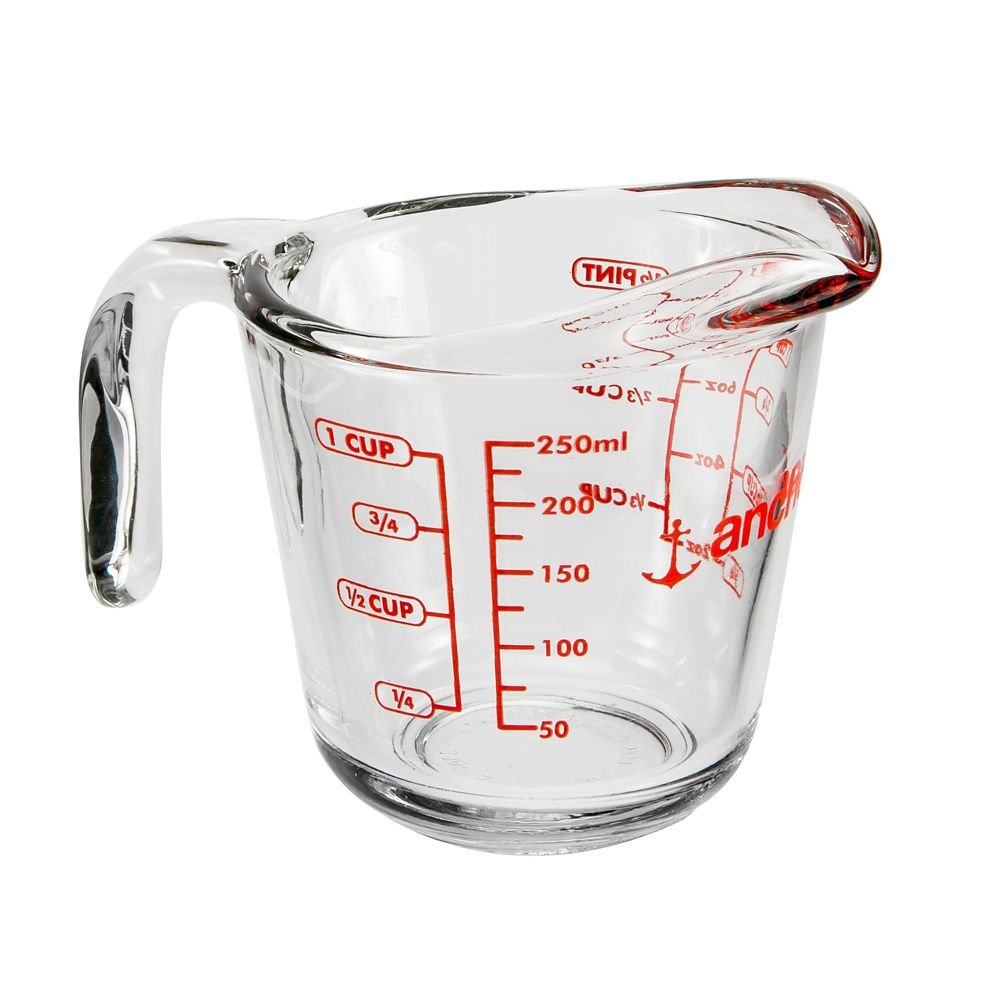Anchor Hocking Glass 8 Oz Measuring Cup
