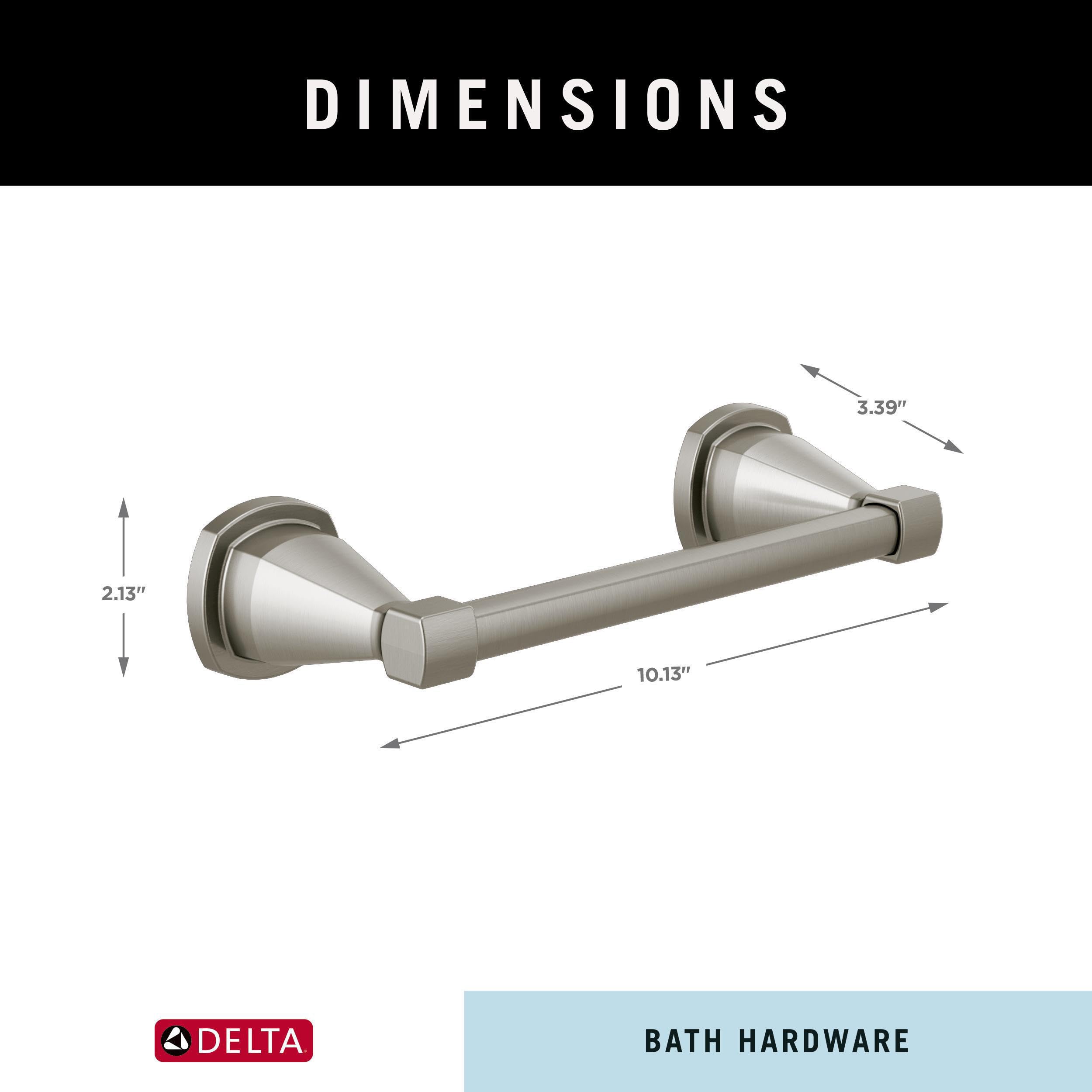 Delta Faucet 77608-Ss Stryke Mini Towel Bar, 8 Inch, Stainless