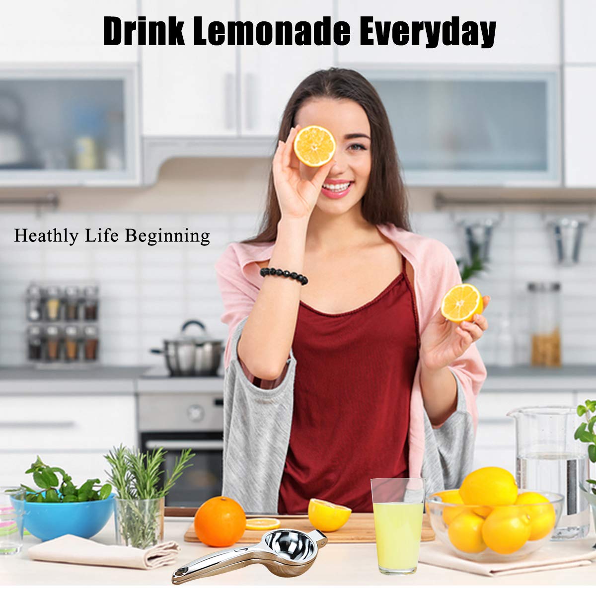2 Pcs Lemon Squeezer And Lemon Zester - Lime Hand Juice Lemon Squeezers Press Citrus Press Juicers Squeezer, Premium Quality Lim