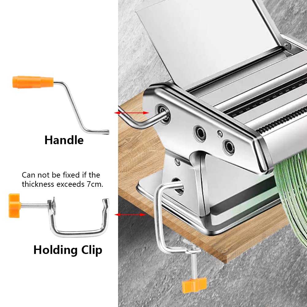 Kakalote Pasta Machine Holder, Pasta Machine Replacement Handle For Fixing Kitchen Manual Handheld Tool Part