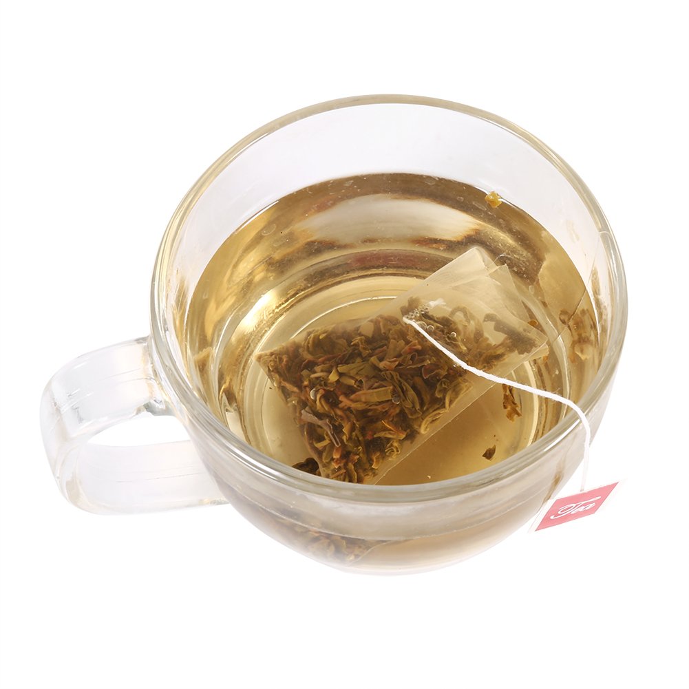 100Pcs Empty Mesh Tea Infuser Bag Herb Spice Filter Strainer Bags With String Household