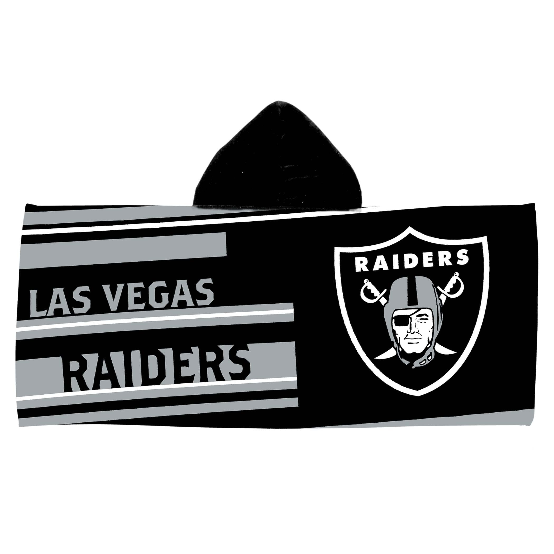 NFL 606 Raiders - Juvy Hooded Towel  22X51(D0102HgJEXg)