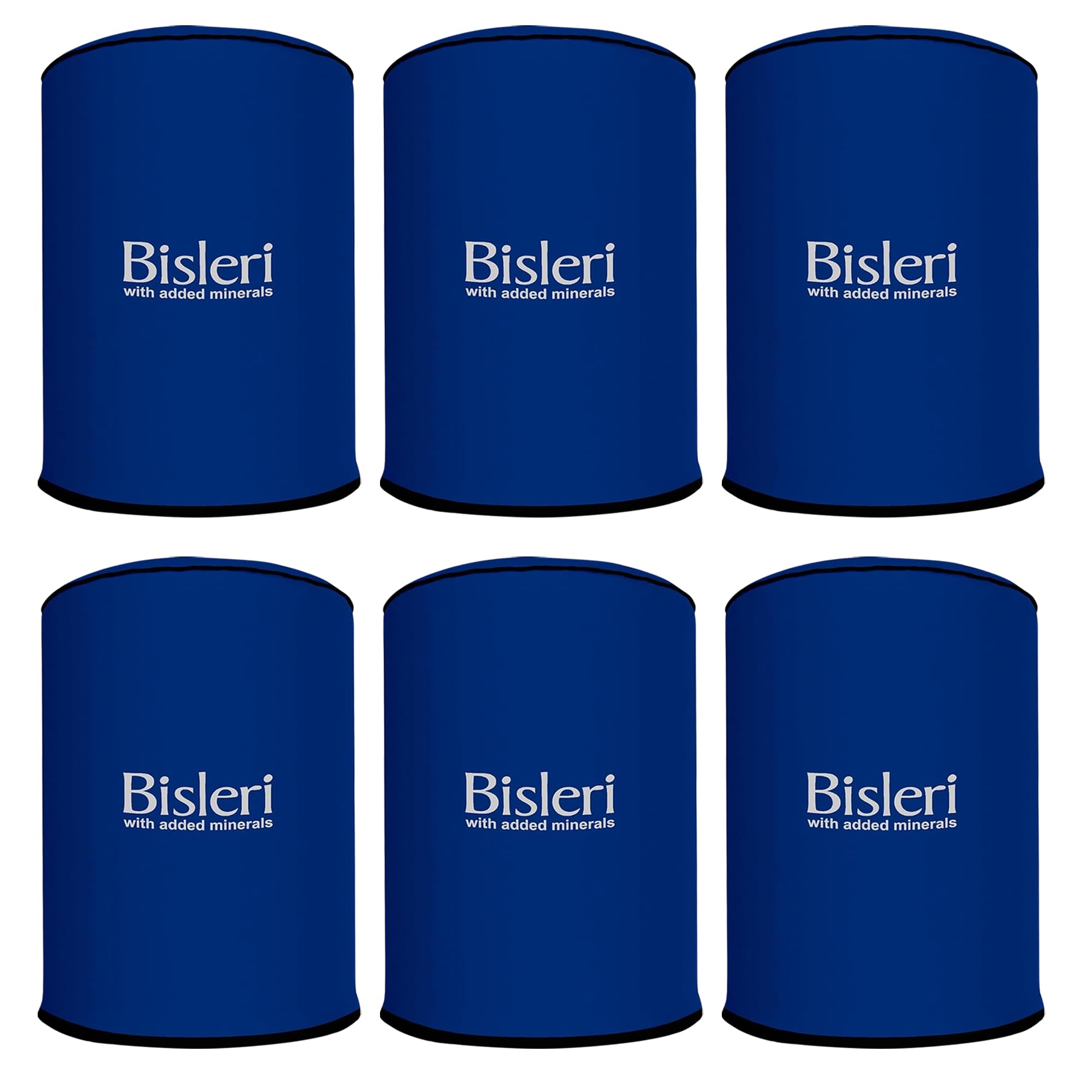 Kuber Industries (Pack Of 6) Water Camper Cover | 20 Ltr-Water Can Cover | Dust & Spill Protector Dispenser Bottle Cover | Round
