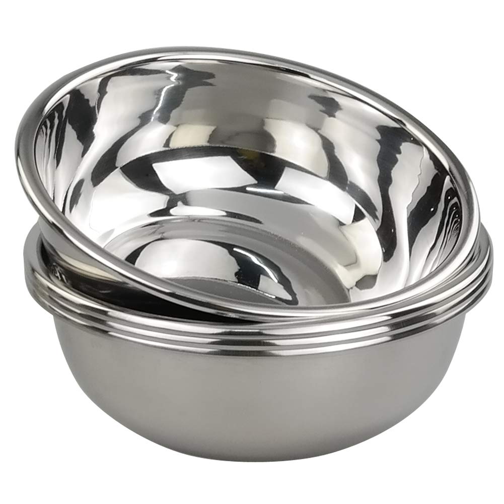 Doryh 18/10 Stainless Steel Mixing Bowls, Nesting Bowls For Meal Prep, Serving, Baking, Set Of 4