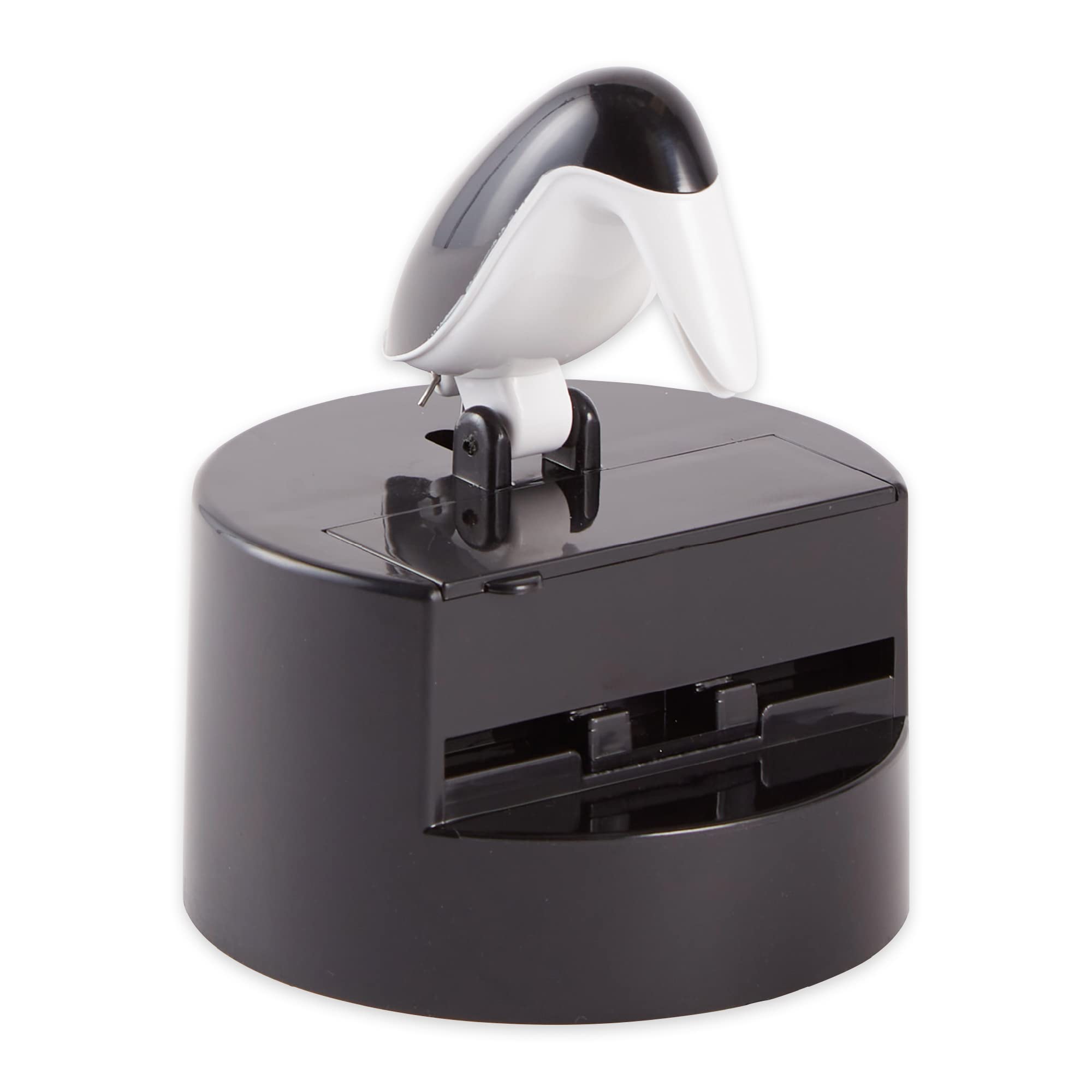 Rsvp International Willie Woodpicker Toothpick Holder, Woodpecker, 100 Count,Plastic, Black & White