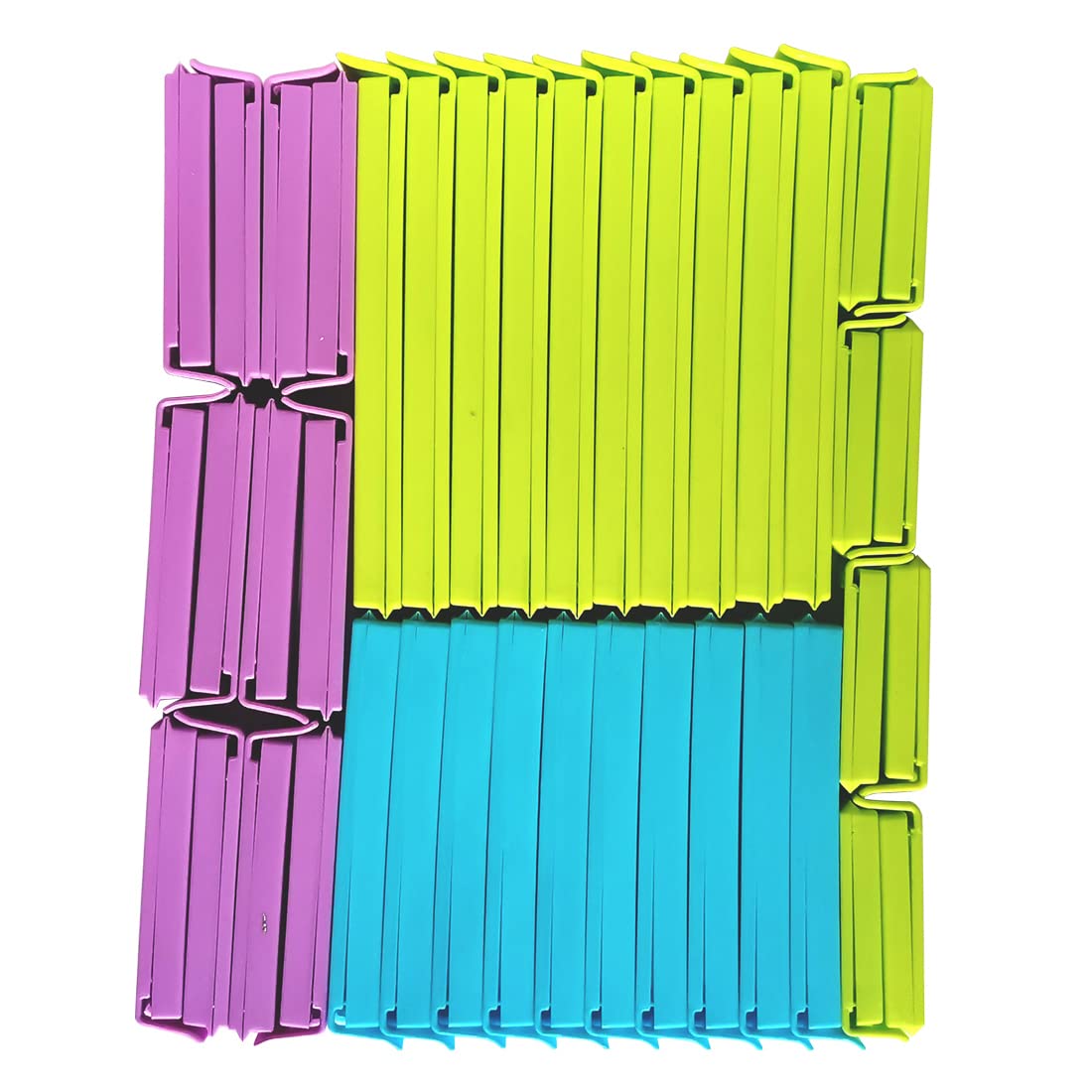 Otylzto 4 Size Assorted 40 Pcs Food Bag Clips Bag Sealing Clips,Kitchen Clips For Bags