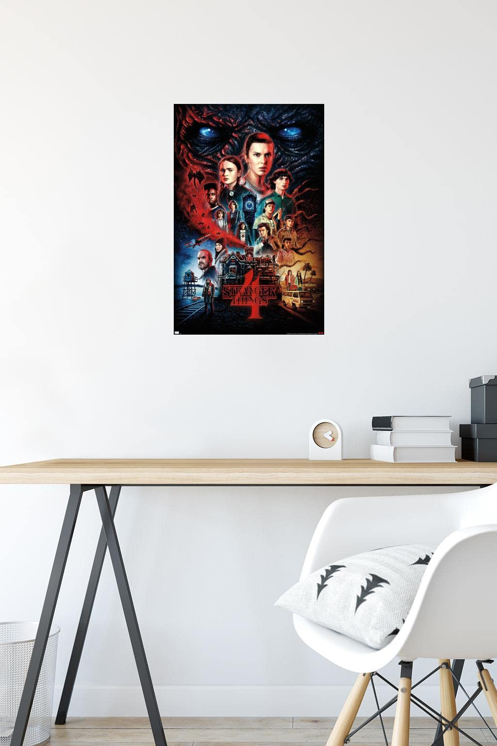 Trends International Netflix Stranger Things: Season 4 - One Sheet Wall Poster, 14.725'' X 22.375'', Premium Unframed Version