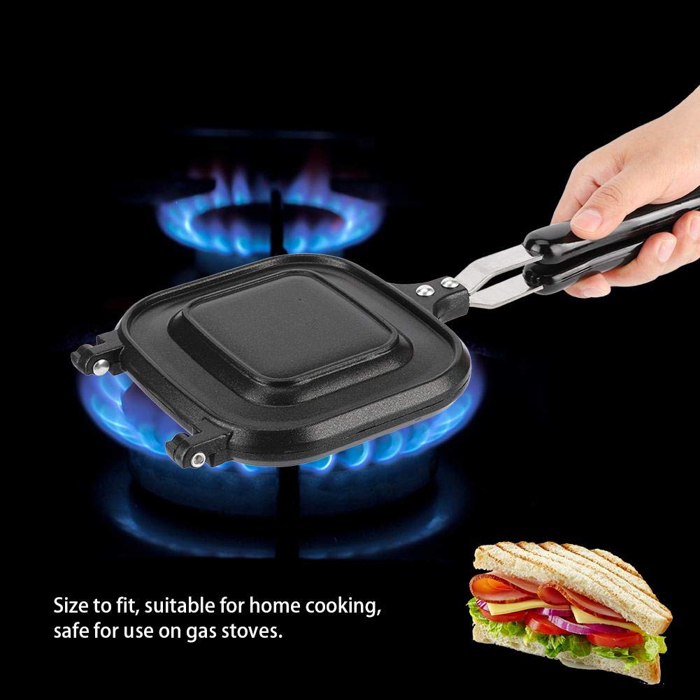 Sandwich Maker,Non-Stick Double-Sided Grill Pan,Multifunction Fry Pan Sandwich Toaster Breakfast Maker Nonstick Baking Pan 14.4X