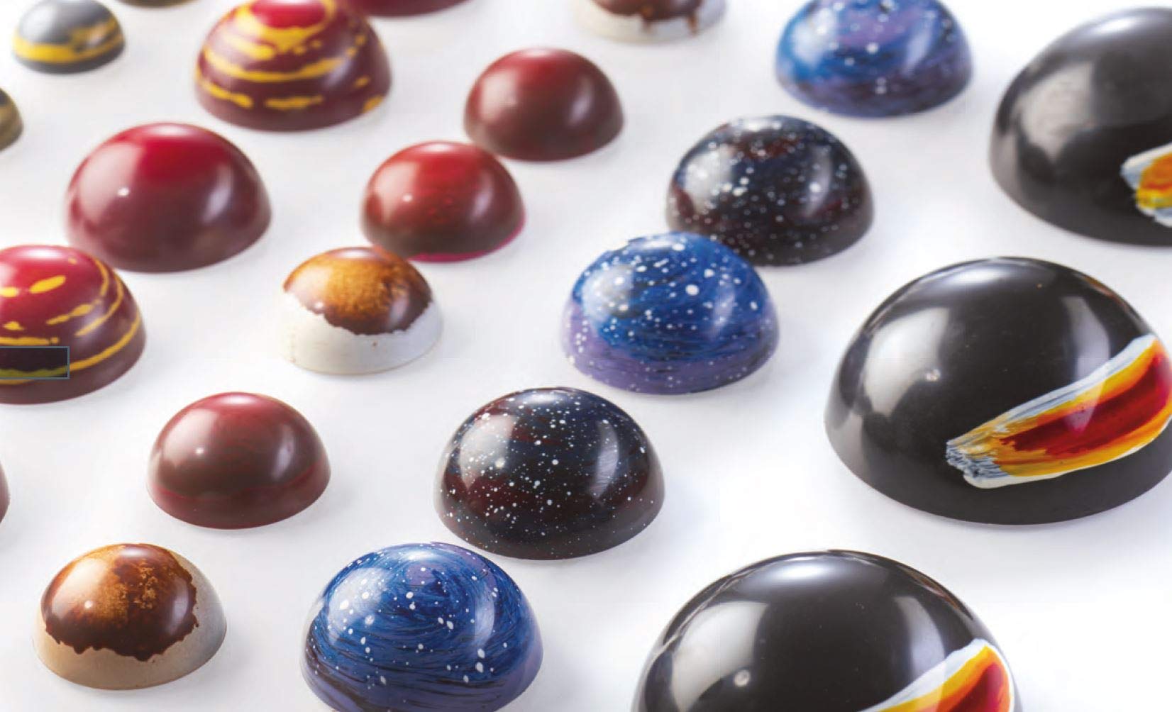 Martellato 20Sf001 Set Of 6 Hemisphere Molds From 100Mm To 200Mm