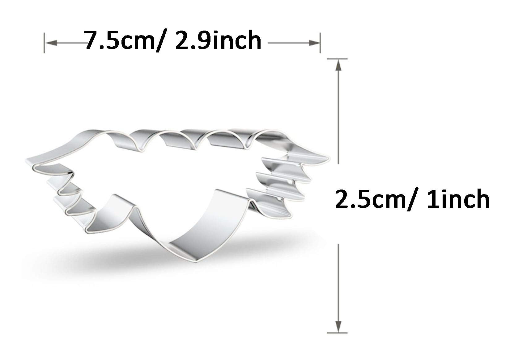 Wjsyshop Wings With Heart Cookie Cutter - B