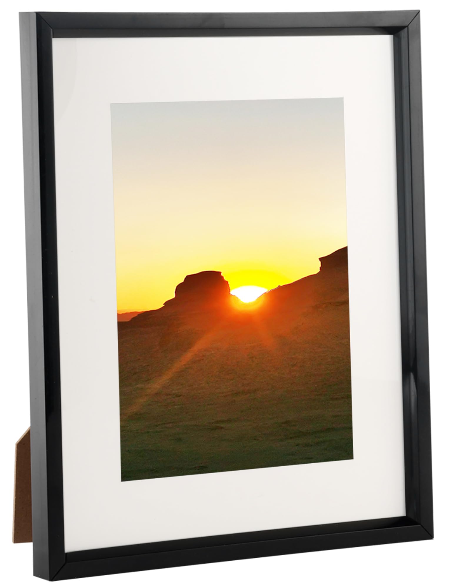 Aynoo 8.5x11 Picture Frame, Display Pictures 8.5x11 Collage Frame Black, Wall and Tabletop Plastic Frame,Black