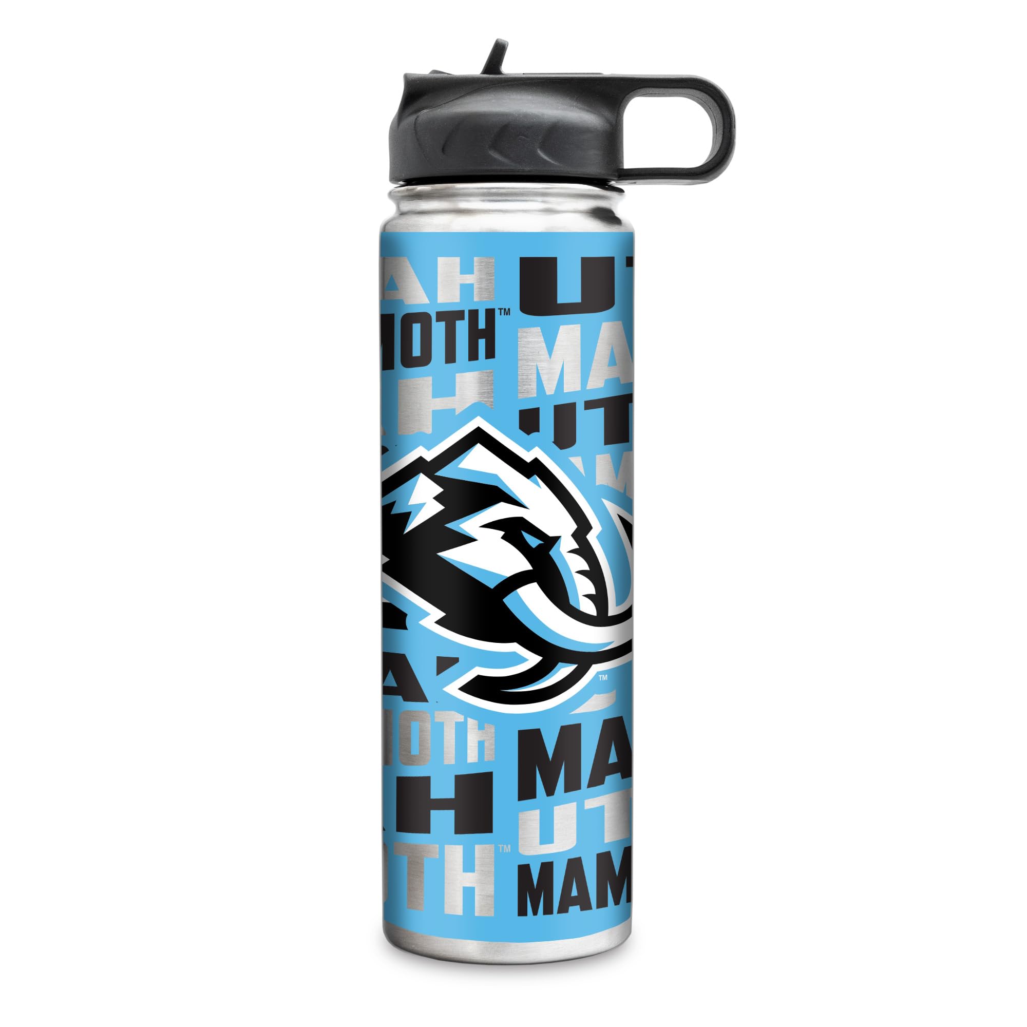 Rico Industries NHL Hockey Utah Mammoth Standard 22oz Stainless Steel Tumbler with Lid - Great For Coffee, Tea, Water or Cocktai