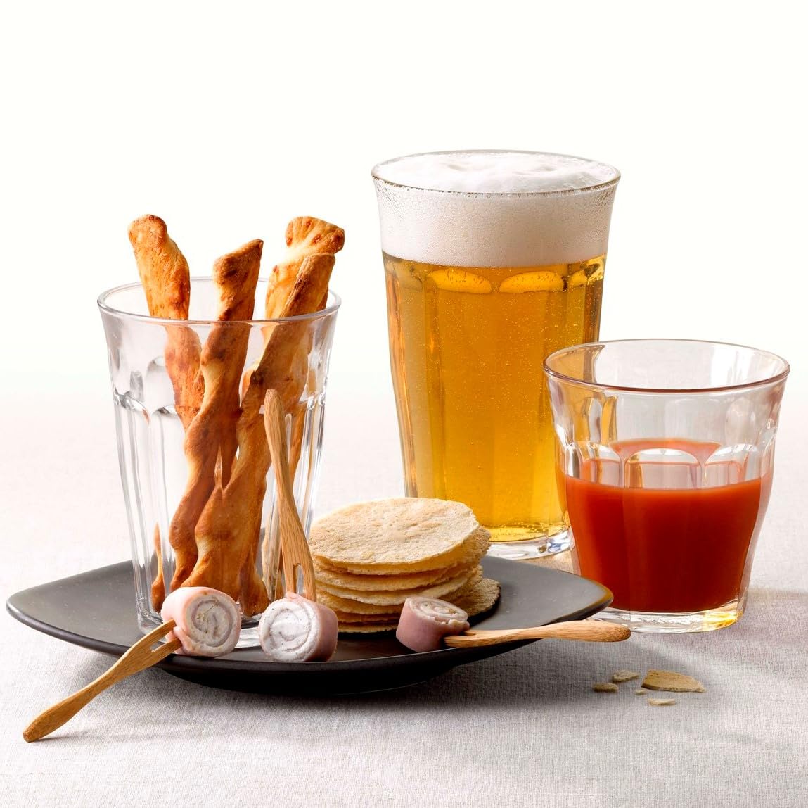 Duralex  Clear 25 cl Picardie Tumbler  Pack of 6  Glass  8-3/4-Ounce
