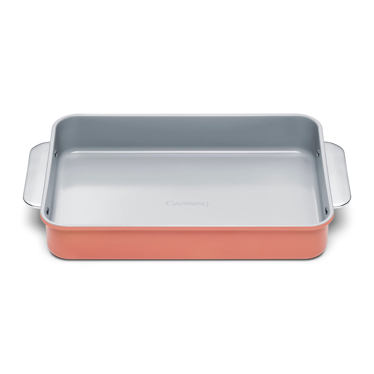 Caraway Non-Stick Ceramic 9?X13? Rectangle Pan - Naturally Slick Ceramic Coating - Non-Toxic, Ptfe & Pfoa Free - Perfect For Bro