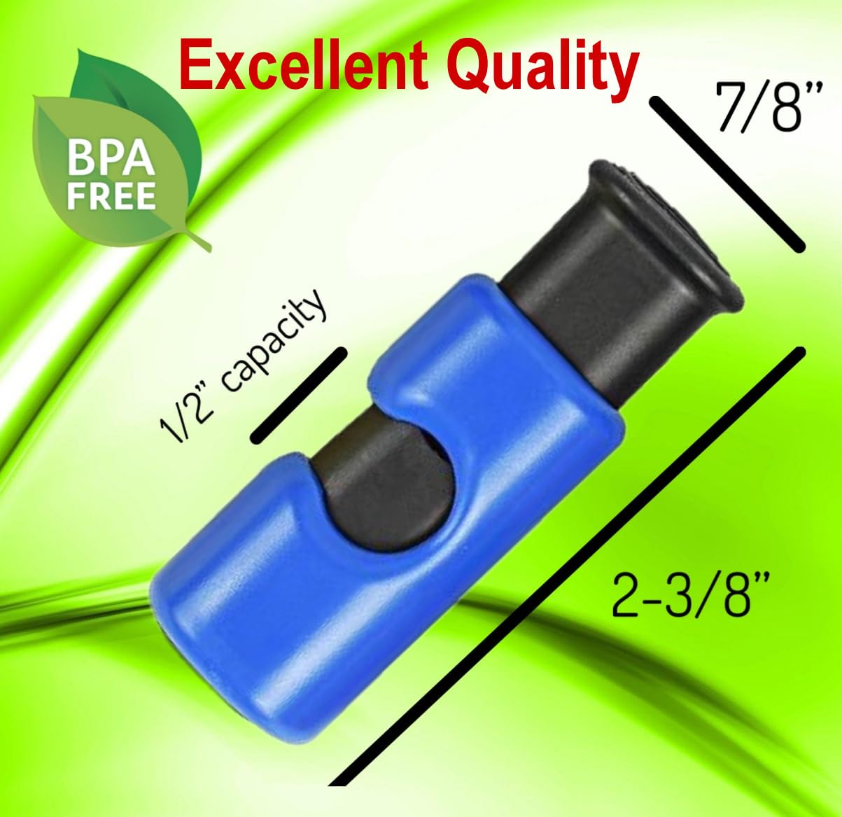 12Pc Bpa-Free Premium Quality Alazco Bag Clips - Value Set Food Fruit Bread Bag Cinch Non-Slip Grip Easy Squeeze & Lock