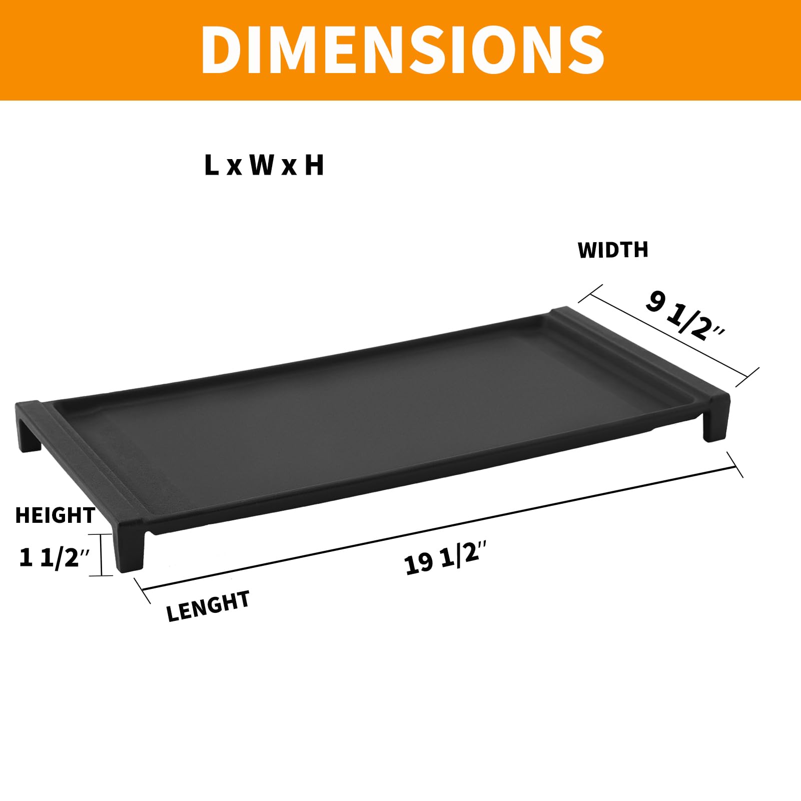 Upgraded Wb31X24738 Griddle Replacement For Ge Stove Parts Griddle Plate, Wb31X24998 Cast Iron Center Griddle For Ge Gas Range P