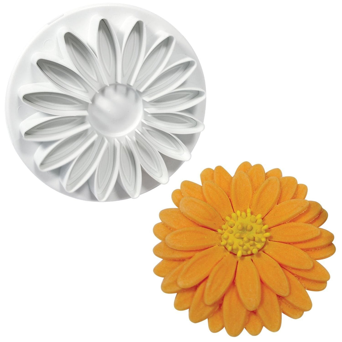 Pme Veined Sunflower/Daisy/Gerbera Plunger Cutter, 18 Petals