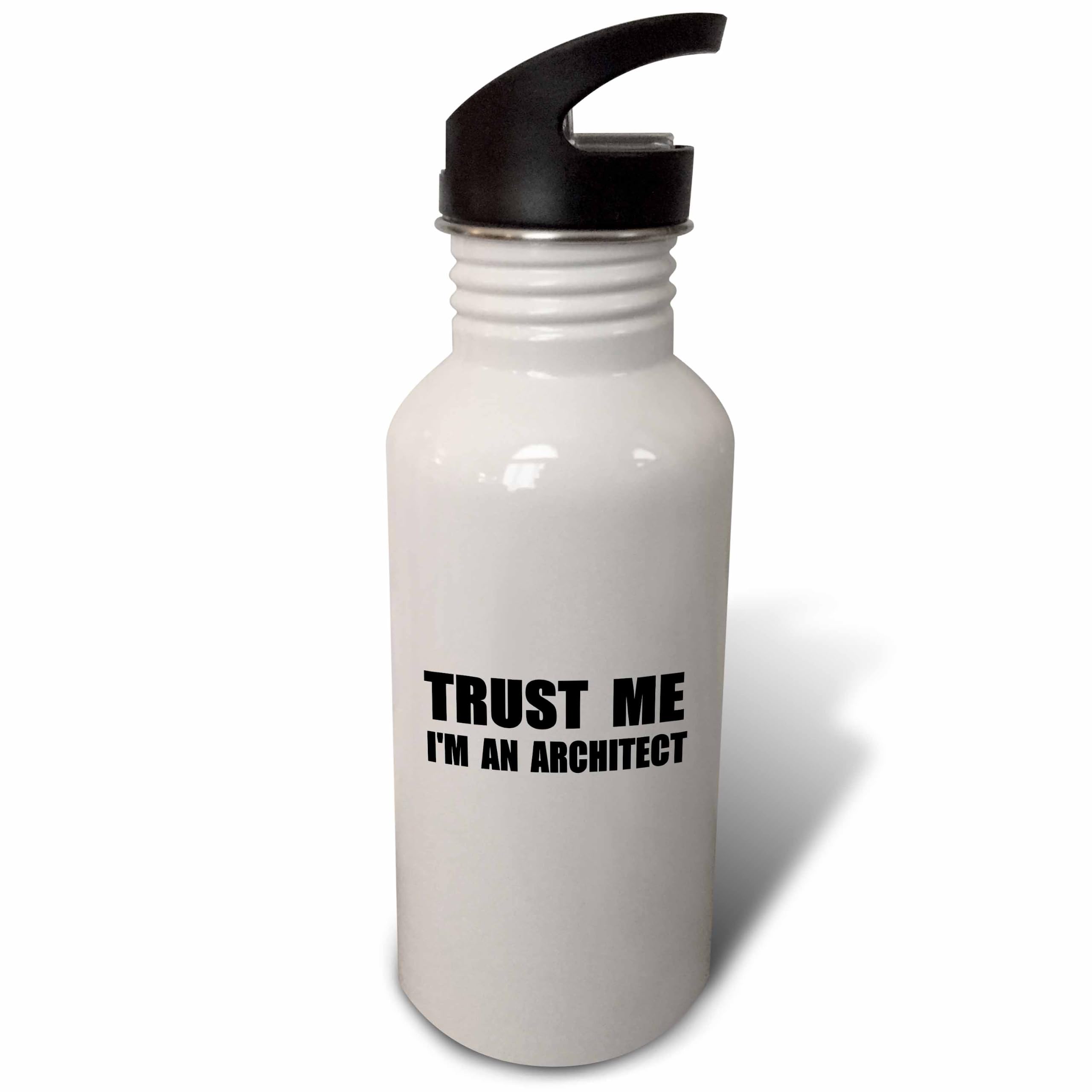 3dRose Trust me Im an Architect  fun architecture humor. funny job work gift 21 oz Sports Water Bottle