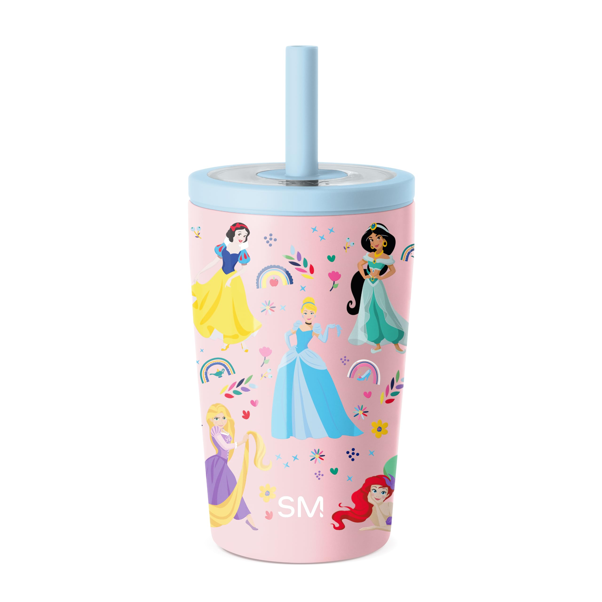 Simple Modern Disney Princess Stainless Steel Toddler Cup with Straw | 12oz